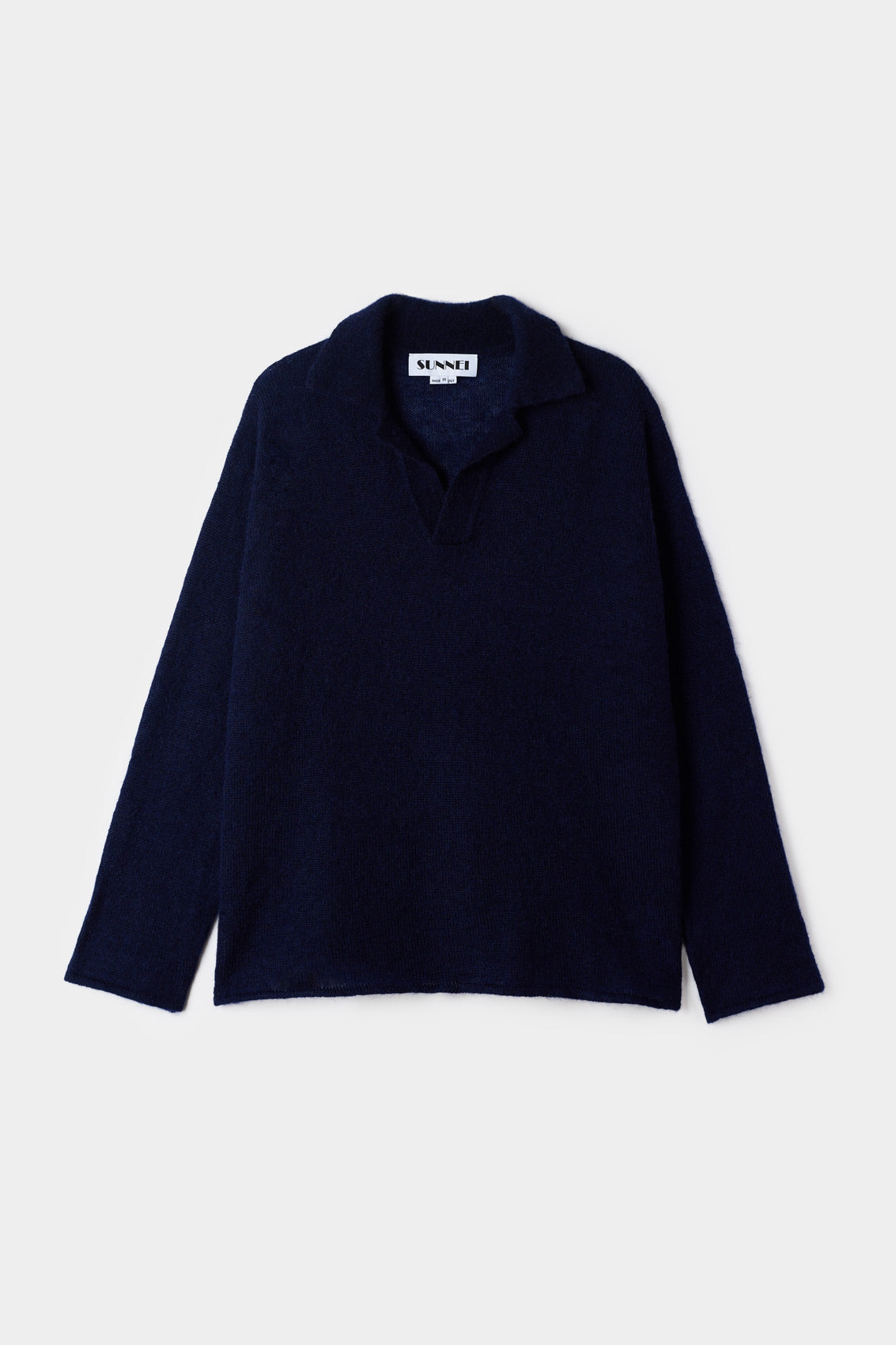 MOHAIR POLO / blue