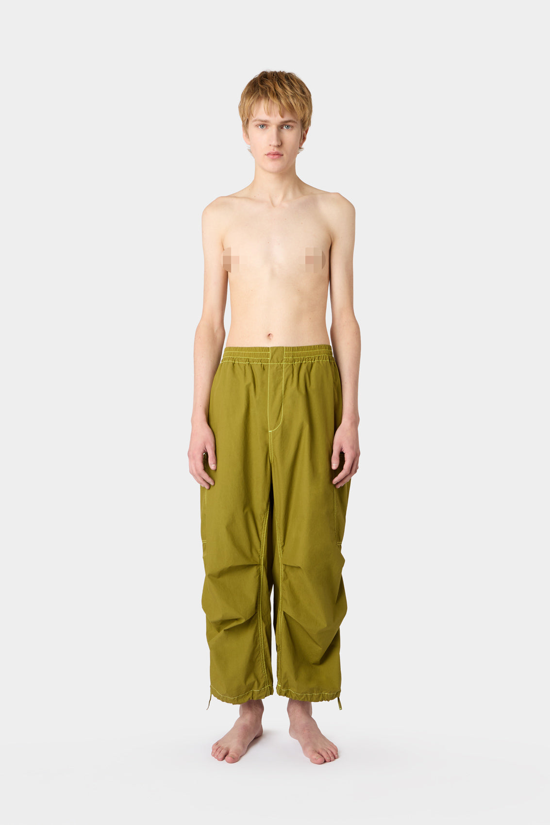 COULISSE CARGO PANTS / olive green