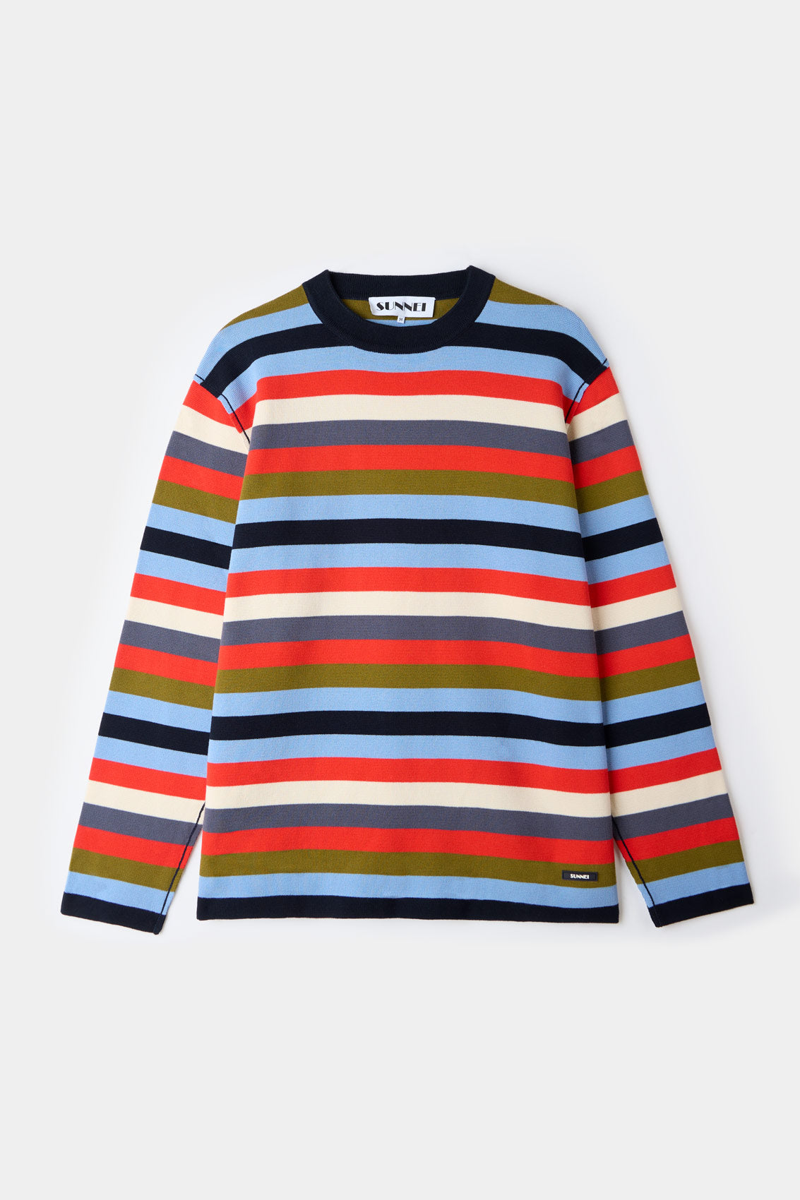 Colorful striped t shirt best sale