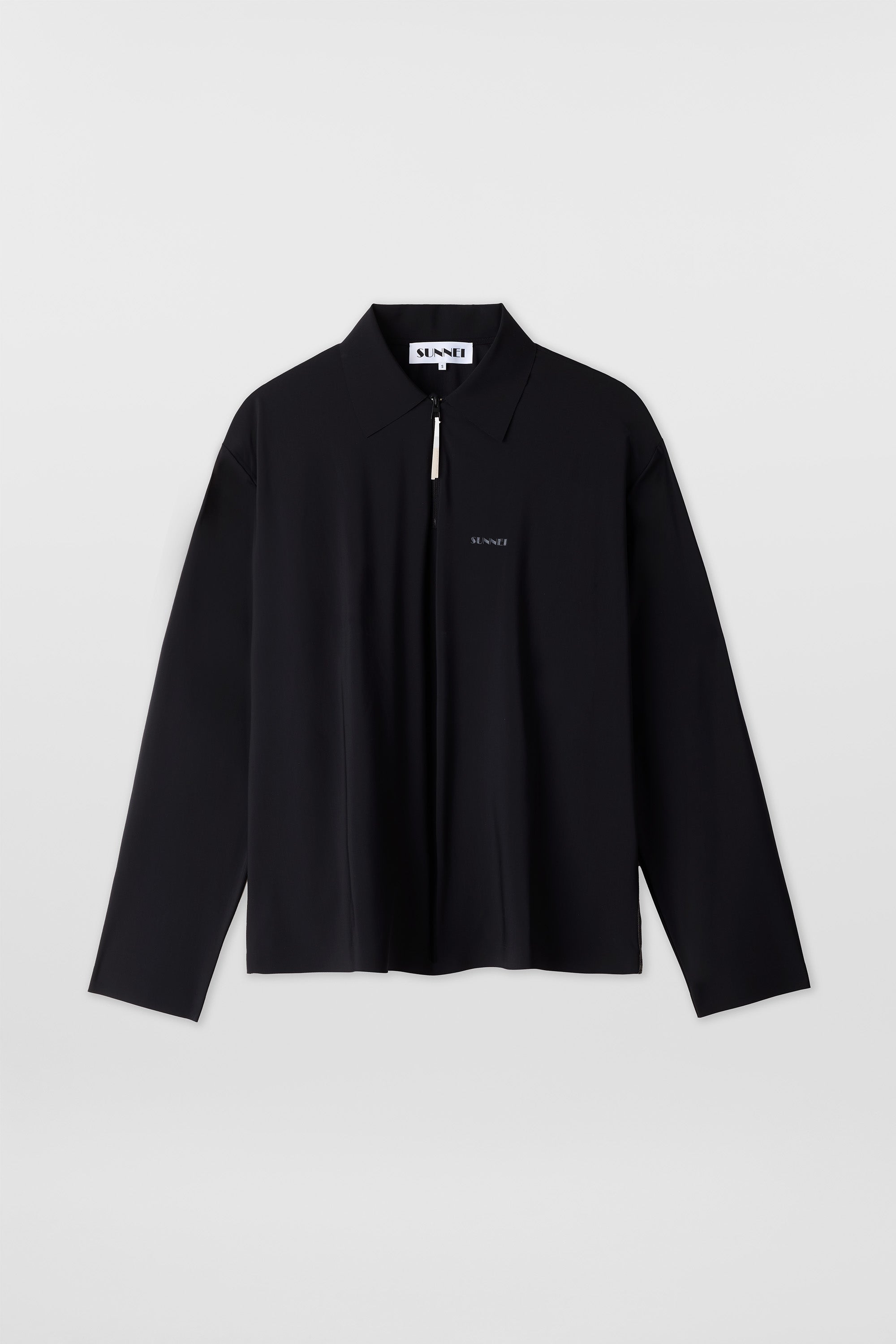 TECH LONGSLEEVE POLO / black – SUNNEI