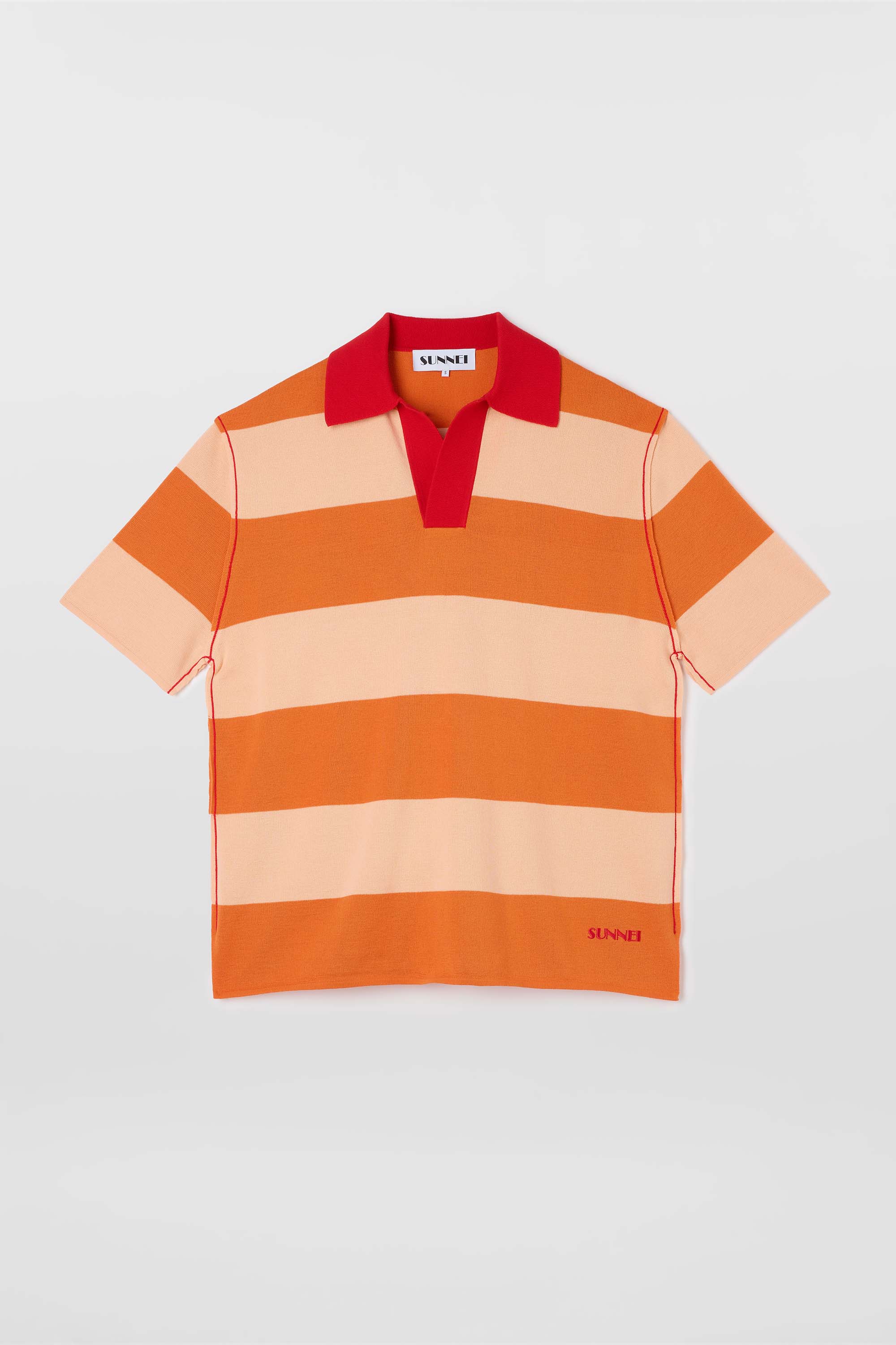 Tシャツ・カットソー SUNNEI SS21 KNITTED POLO (PSS02_DARKGR/ORANGE) SUNNEI SS21 KNITTED POLO (PSS02_DARKGR/ORANGE) (SUNNEI/T