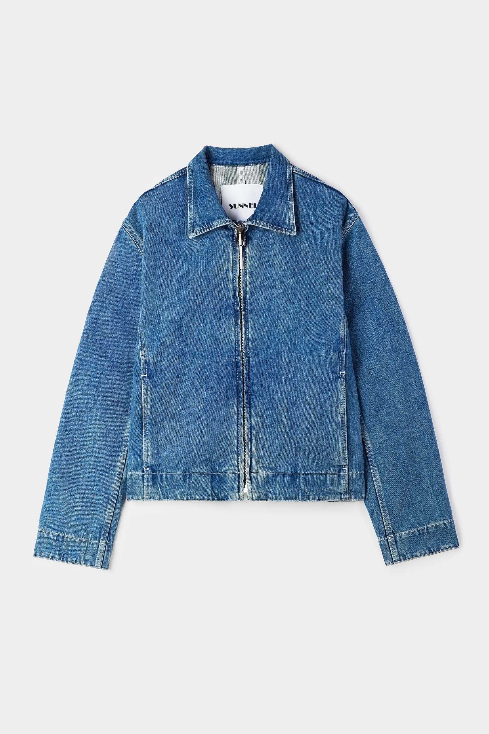DENIM BOMBER / light washed – SUNNEI