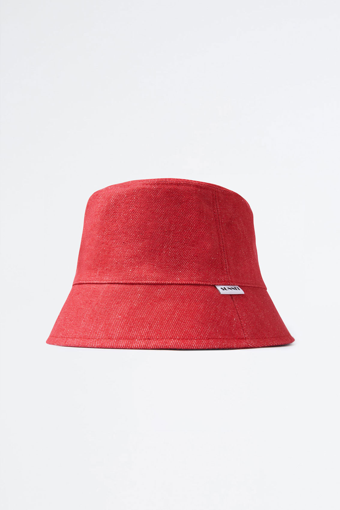 RED REVERSIBLE BUCKET HAT