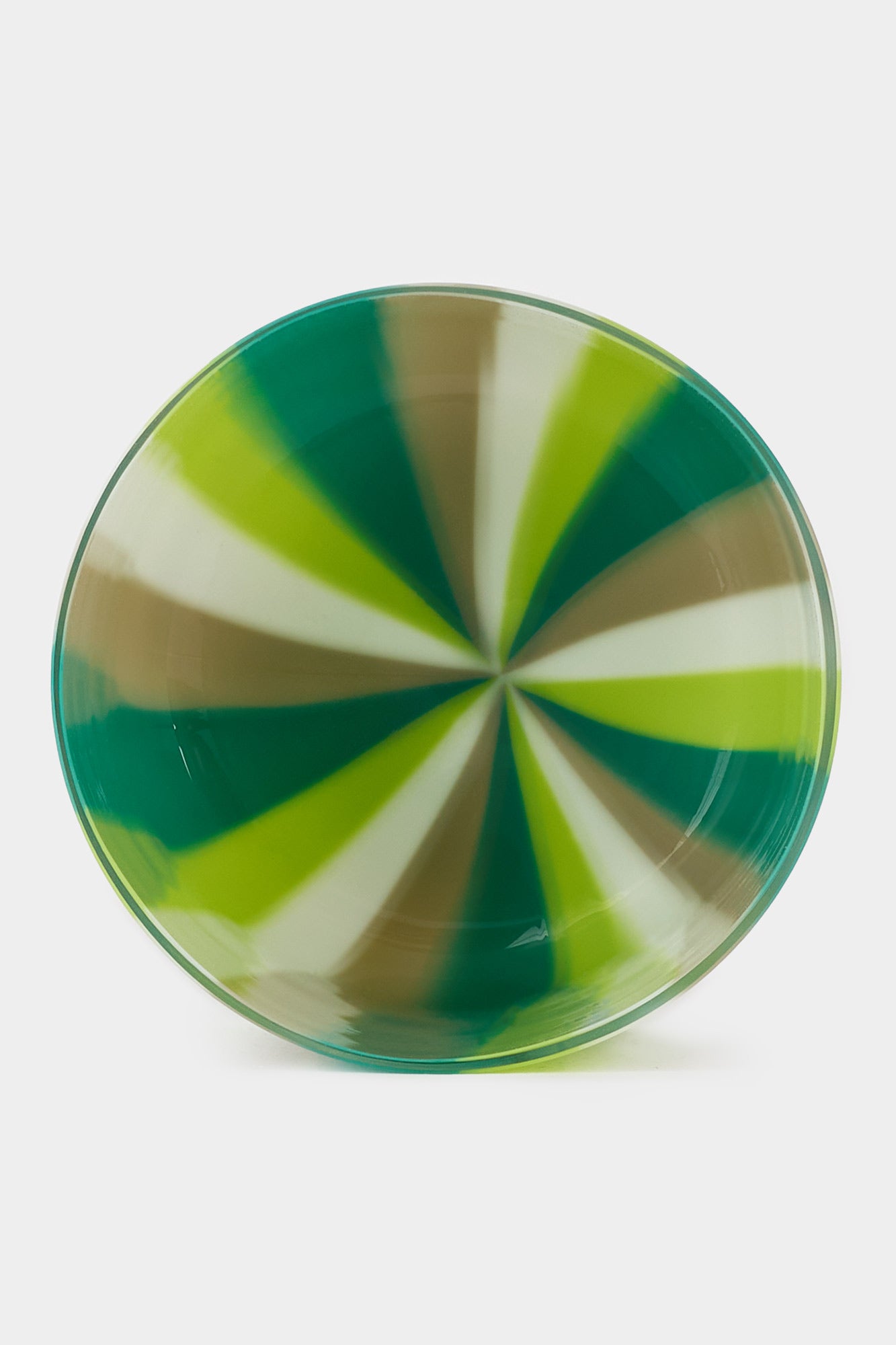 MURANO GLASS / light green & dark green