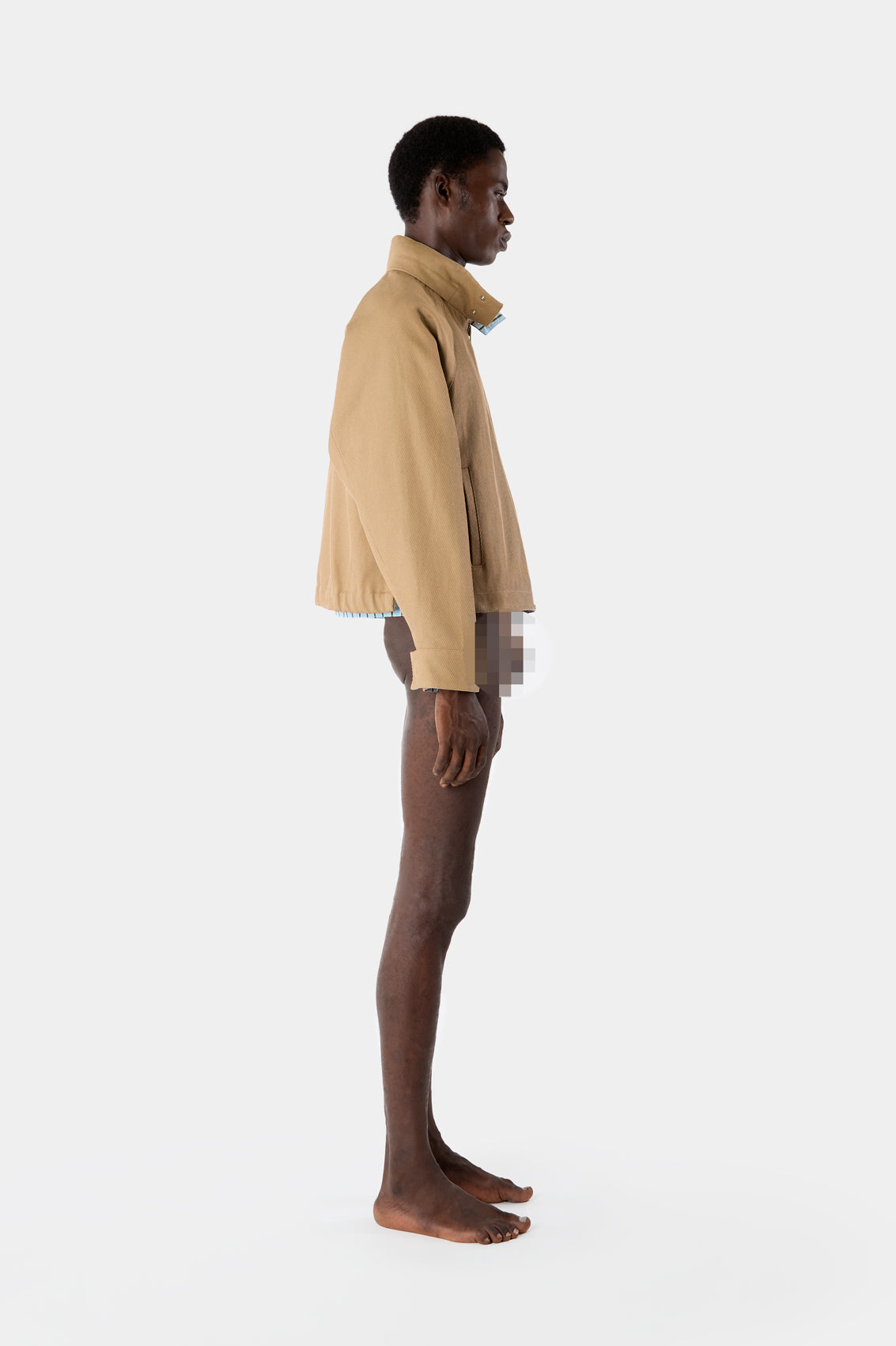 REVERSIBLE AVIATOR JACKET / beige