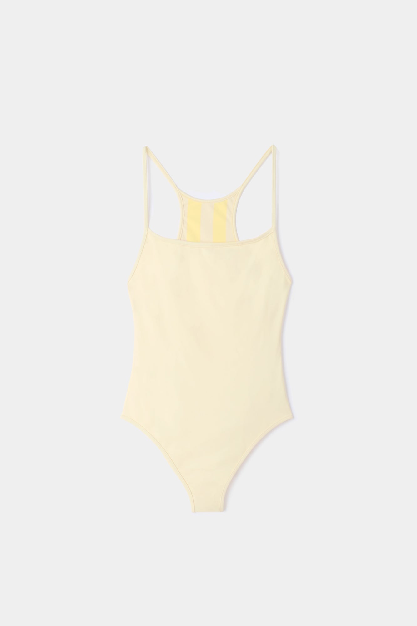 ONE-PIECE REVERSIBLE SWIMSUIT / butter