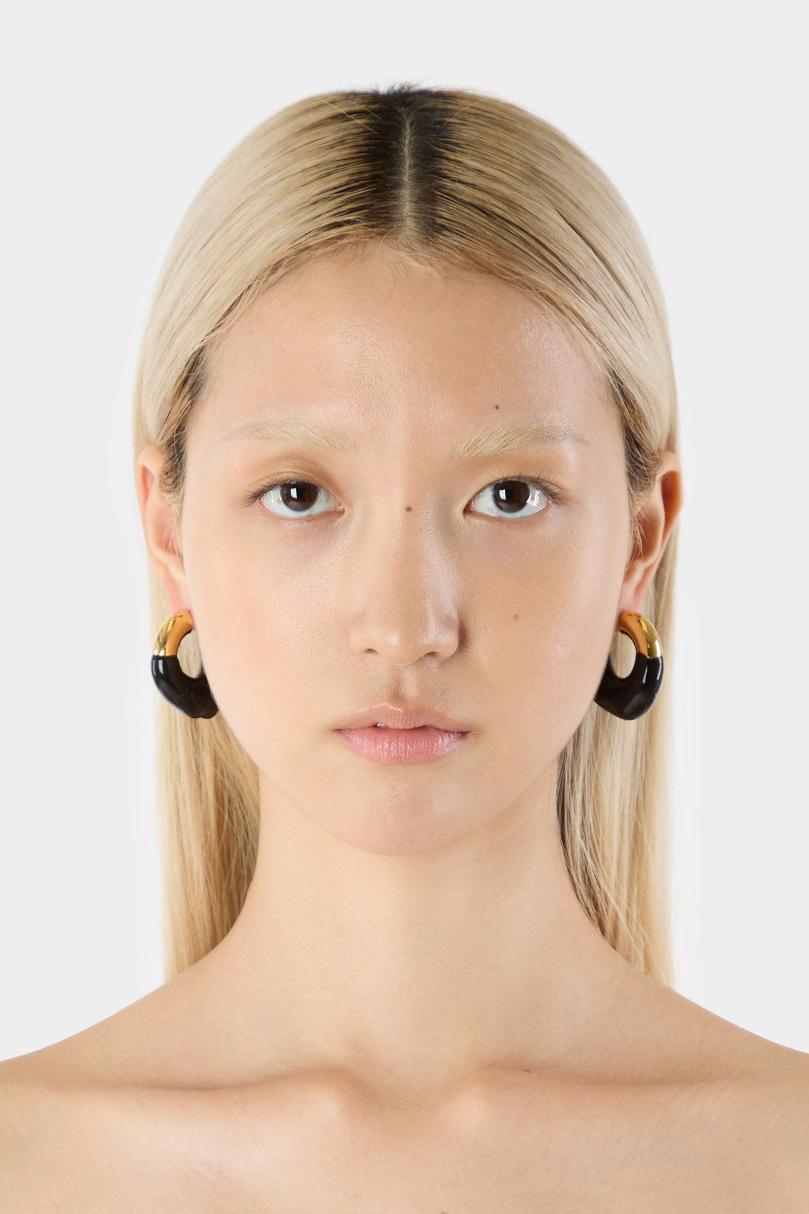 Sunnei mini Double hoop earrings - Pink