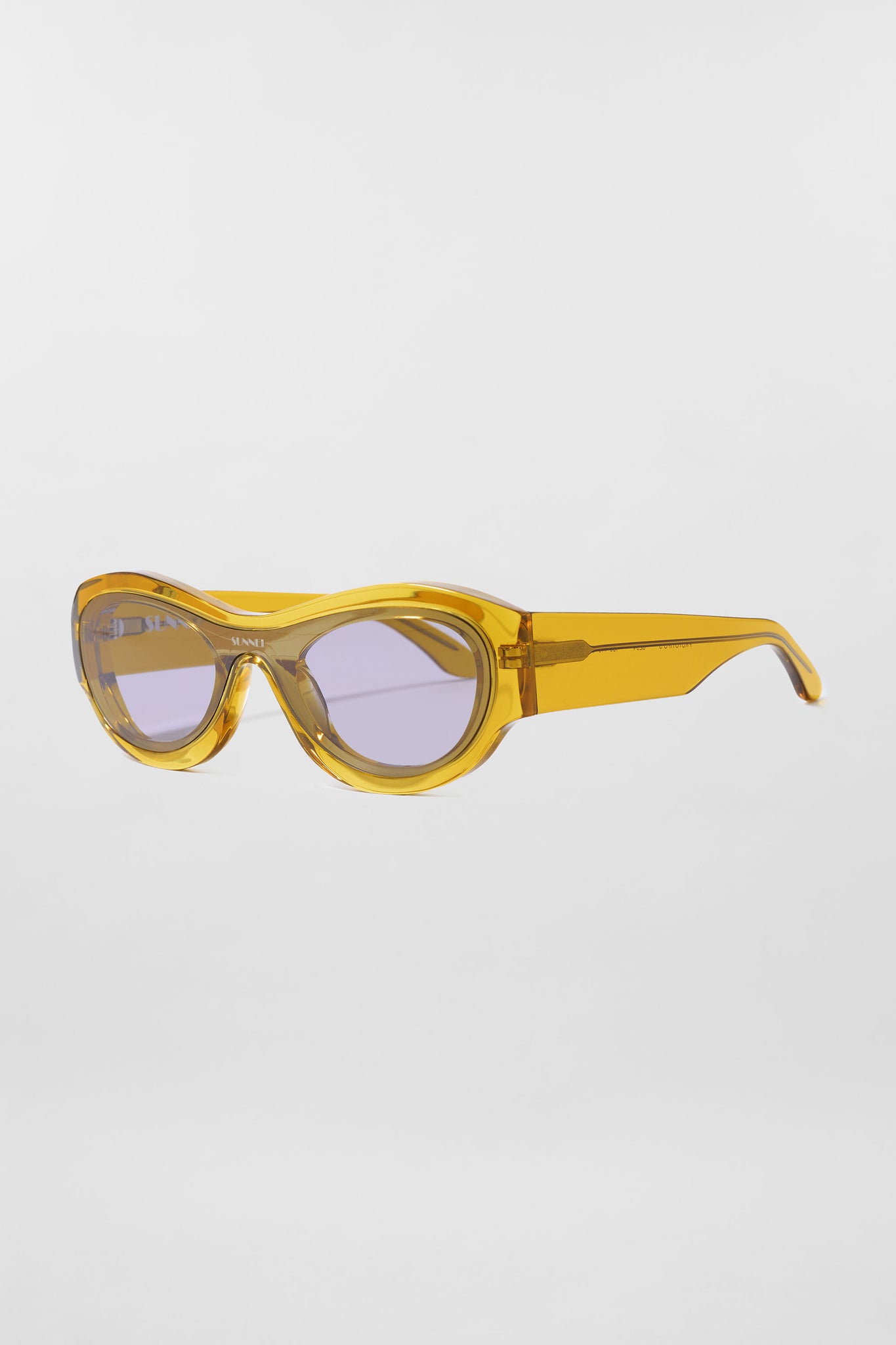 PROTOTIPO 5 SUNGLASSES / transparent mustard