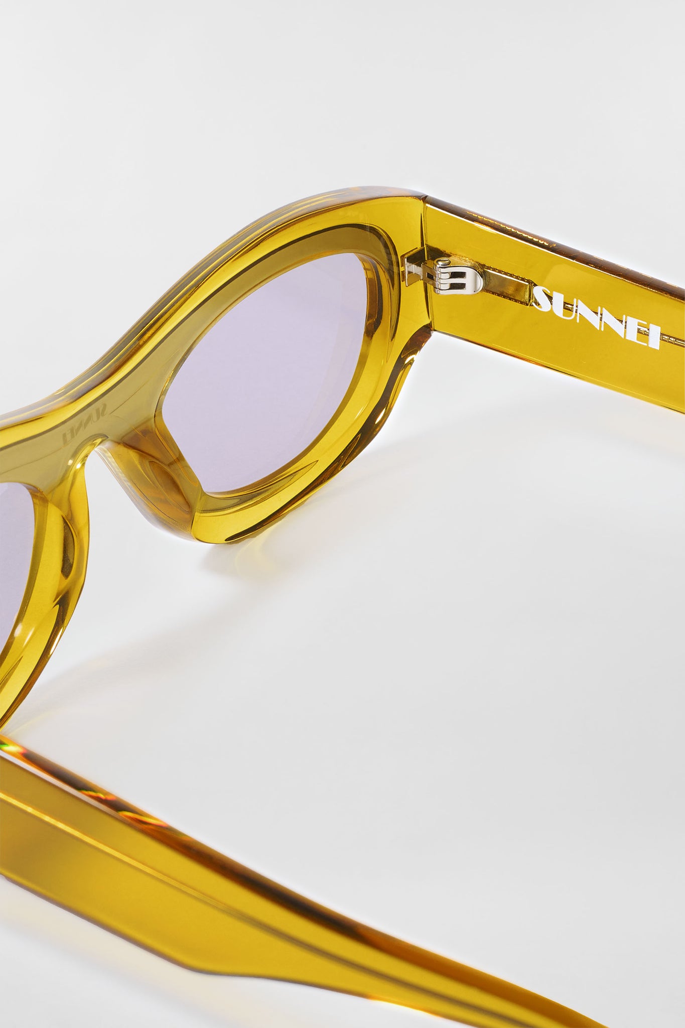 PROTOTIPO 5 SUNGLASSES / transparent mustard