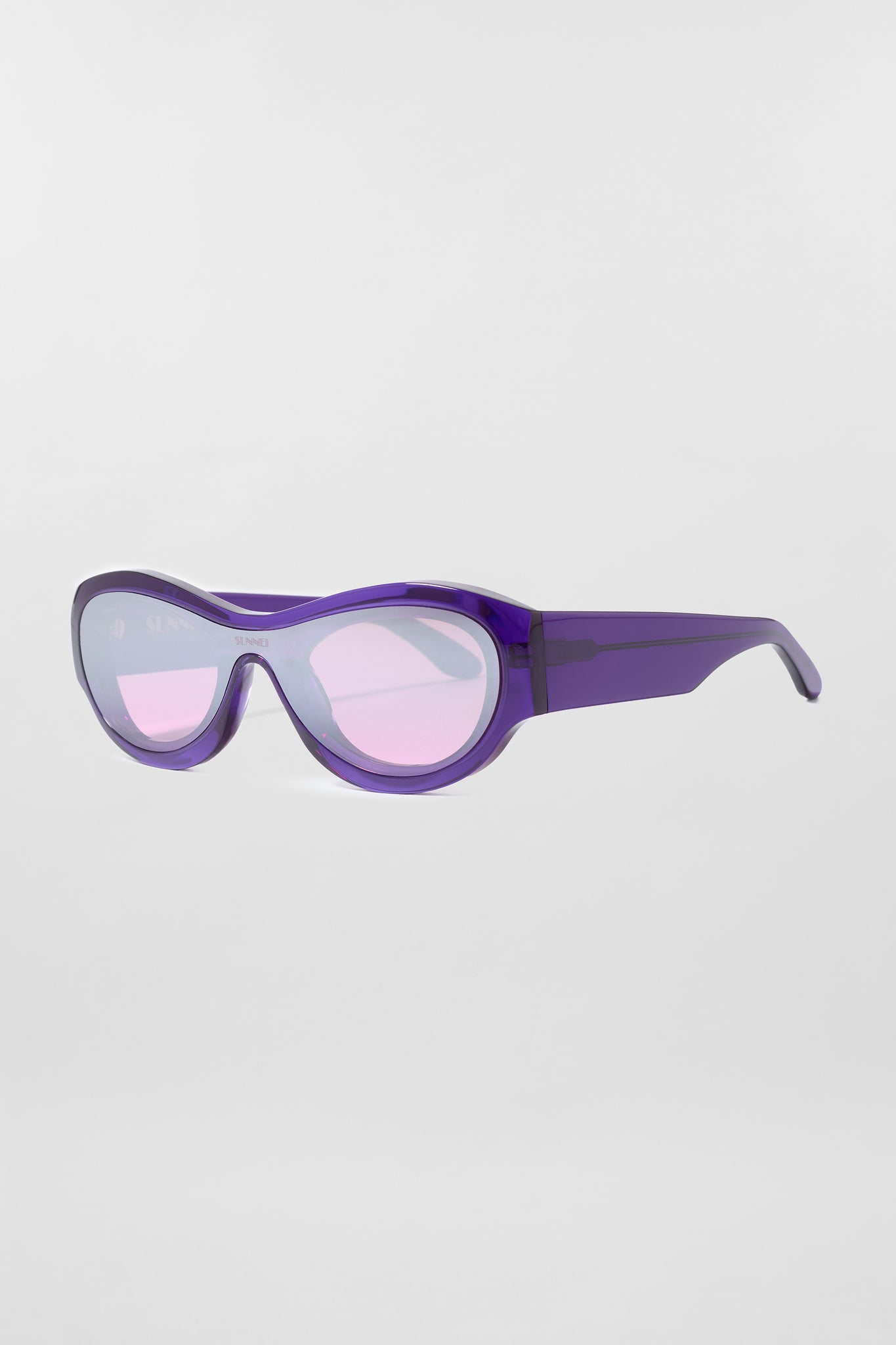 PROTOTIPO 5 SUNGLASSES / transparent dark purple