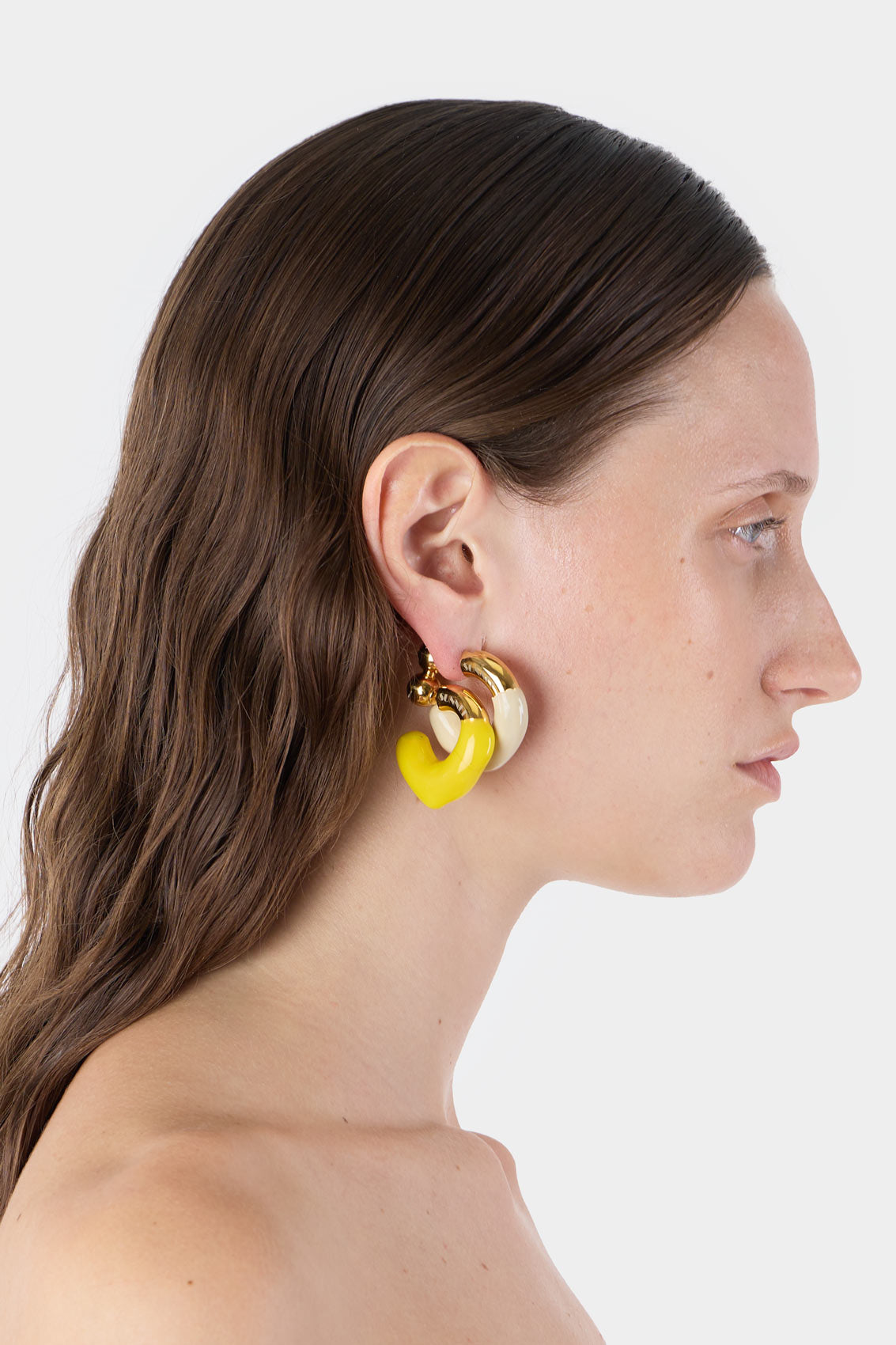 DOUBLE EXTENTION EARRING / gold