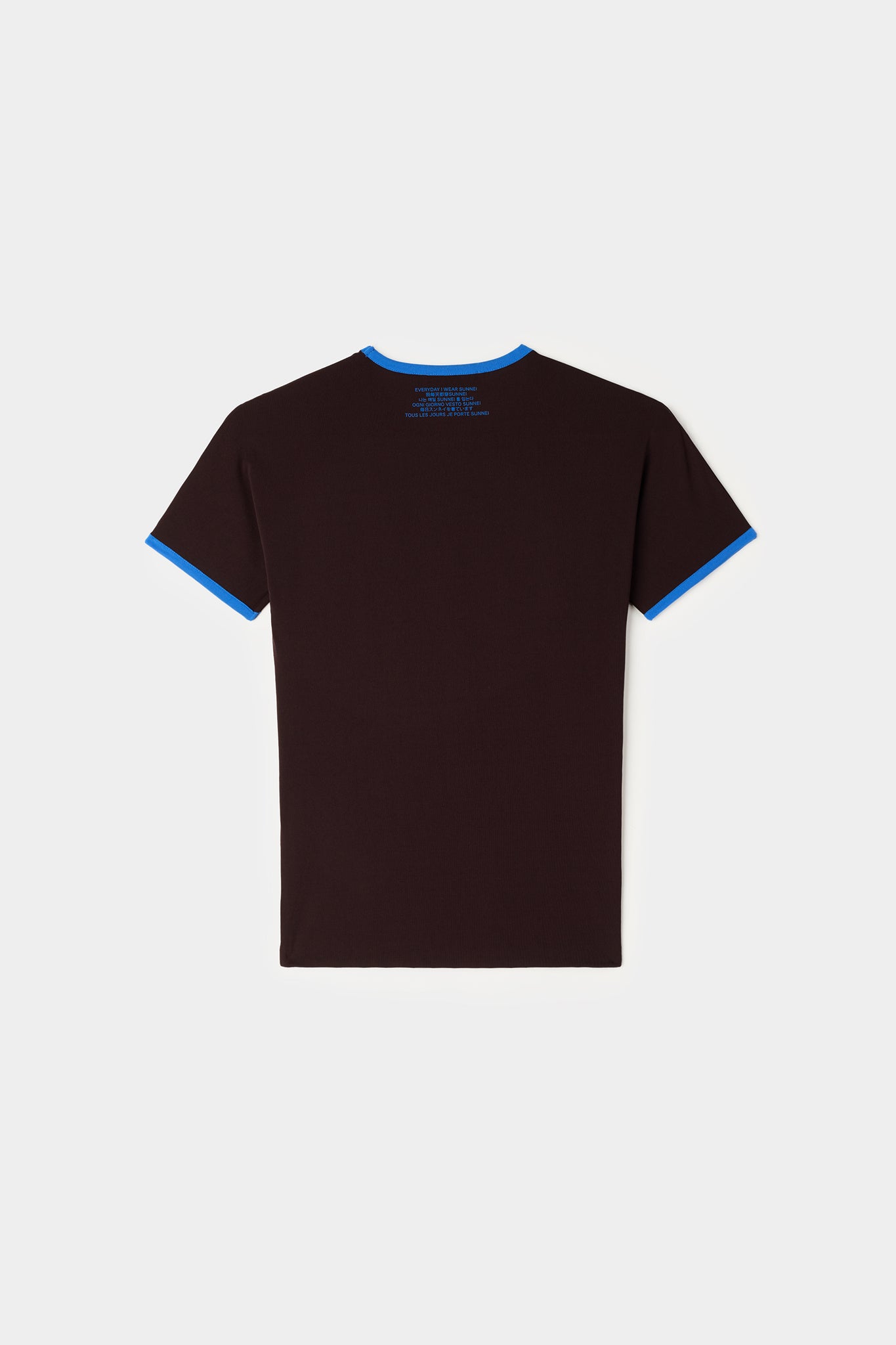 SUPER STRETCH SHORTSLEEVE TOP / chocolate plum