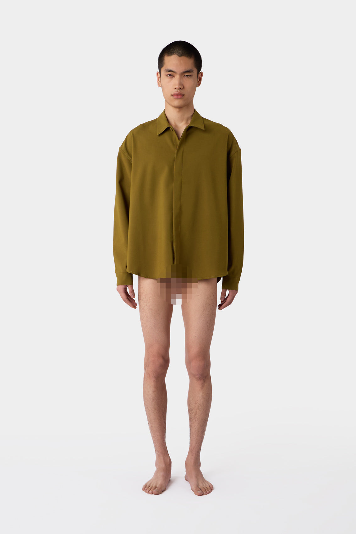 OVER SHIRT / olive green