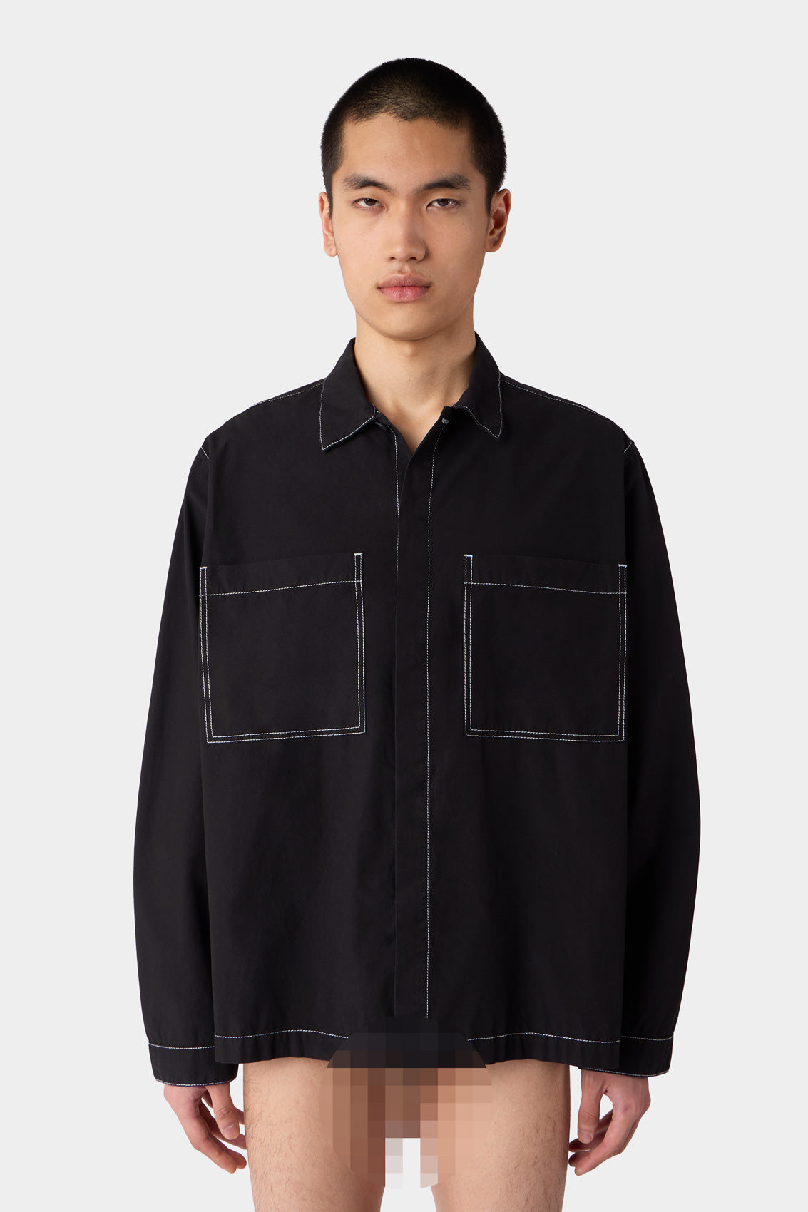 新品 SUNNEI スンネイ 腫れ上がり SU POCKET SHIRT JACKET