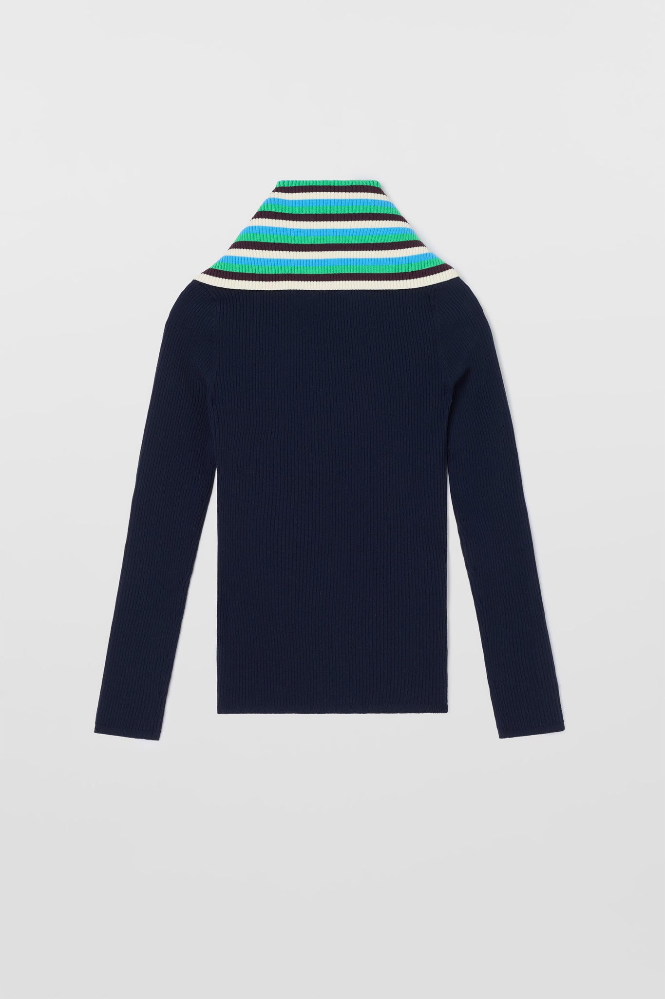 FOLDED TOP / dark blue