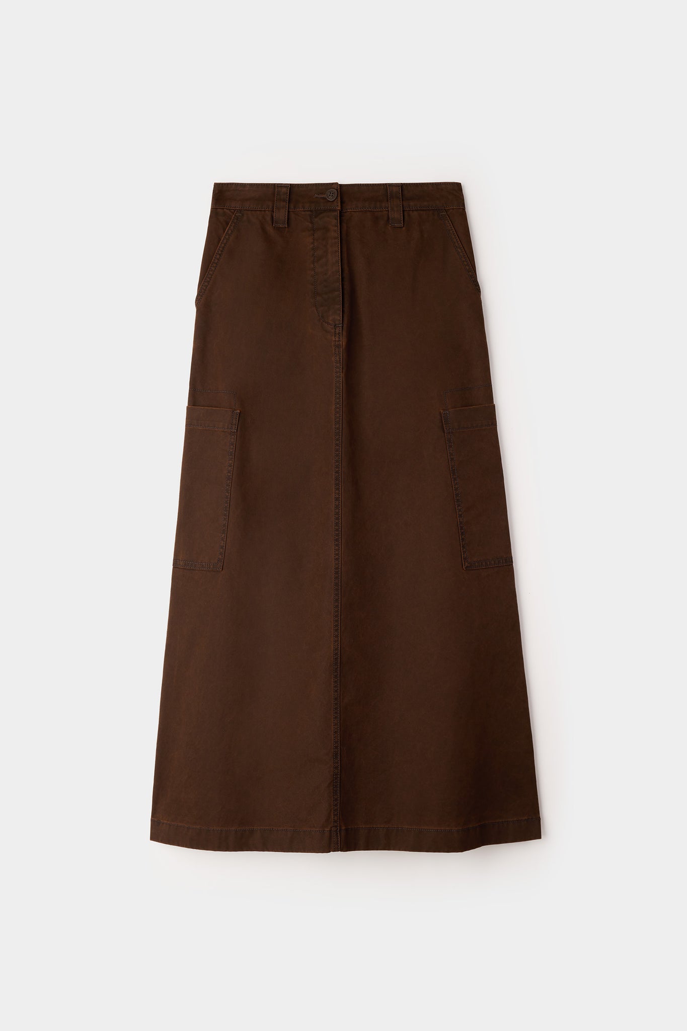 CARGO SKIRT / brown