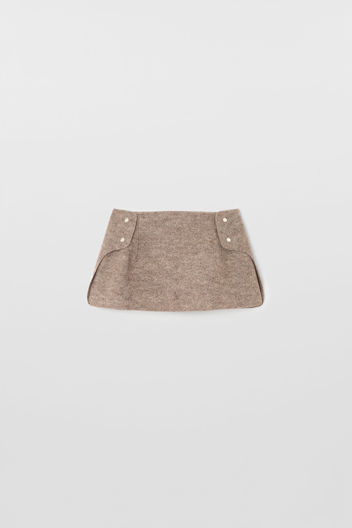 ARMATURA SKIRT / brown melange