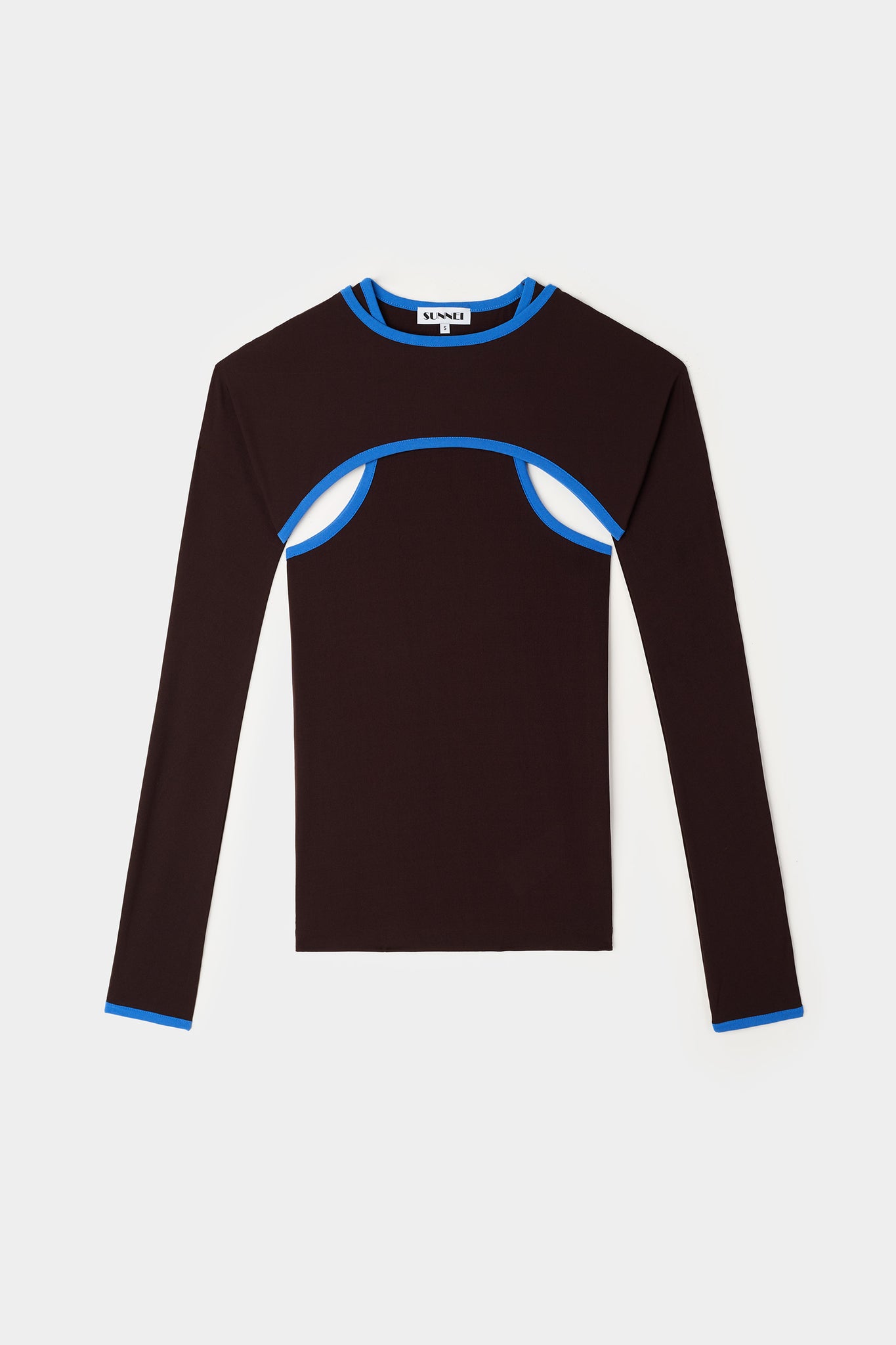 SUPER STRETCH COMBINED LONGSLEEVE TOP / chocolate plum