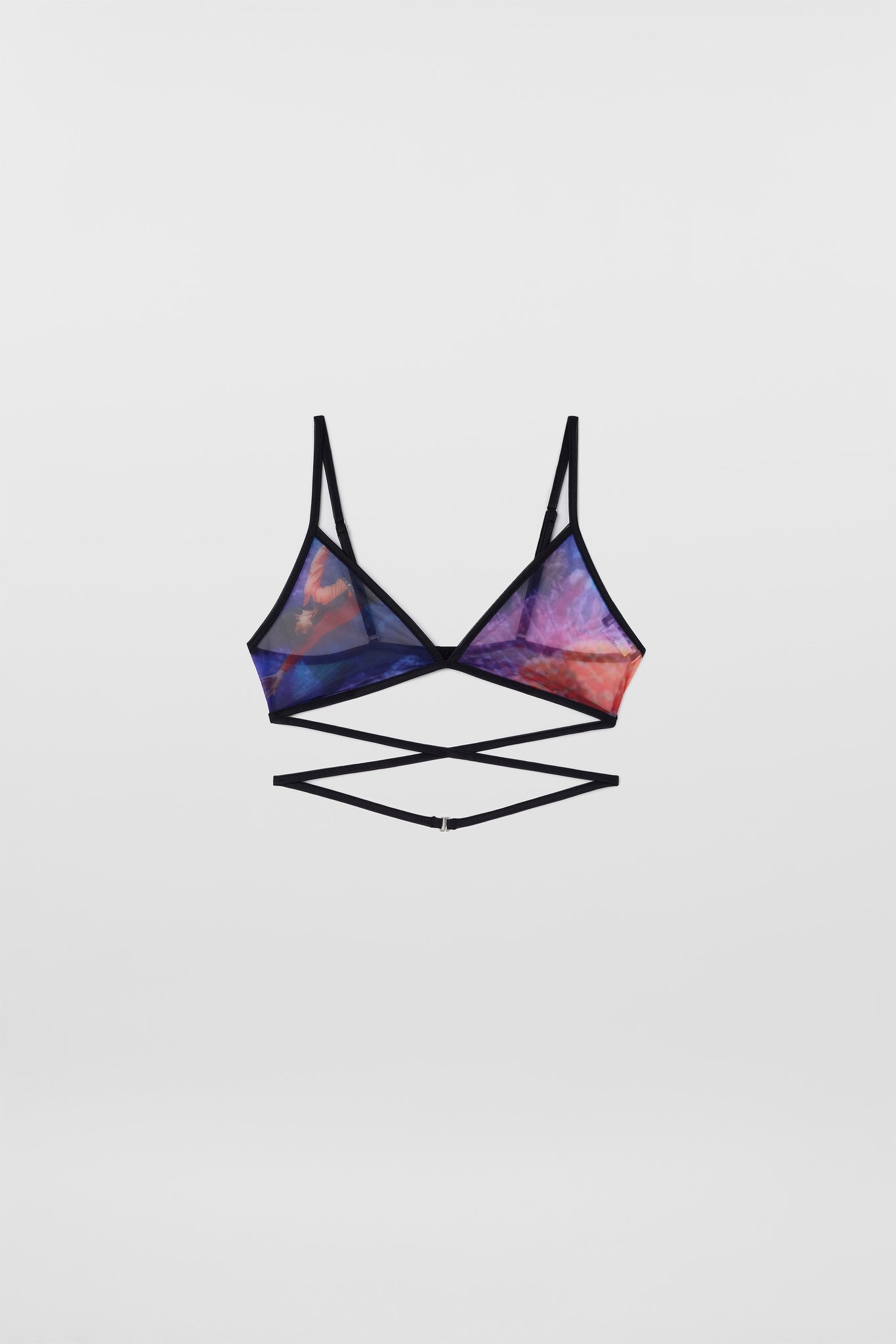 SHEER BRA / Brigitte print
