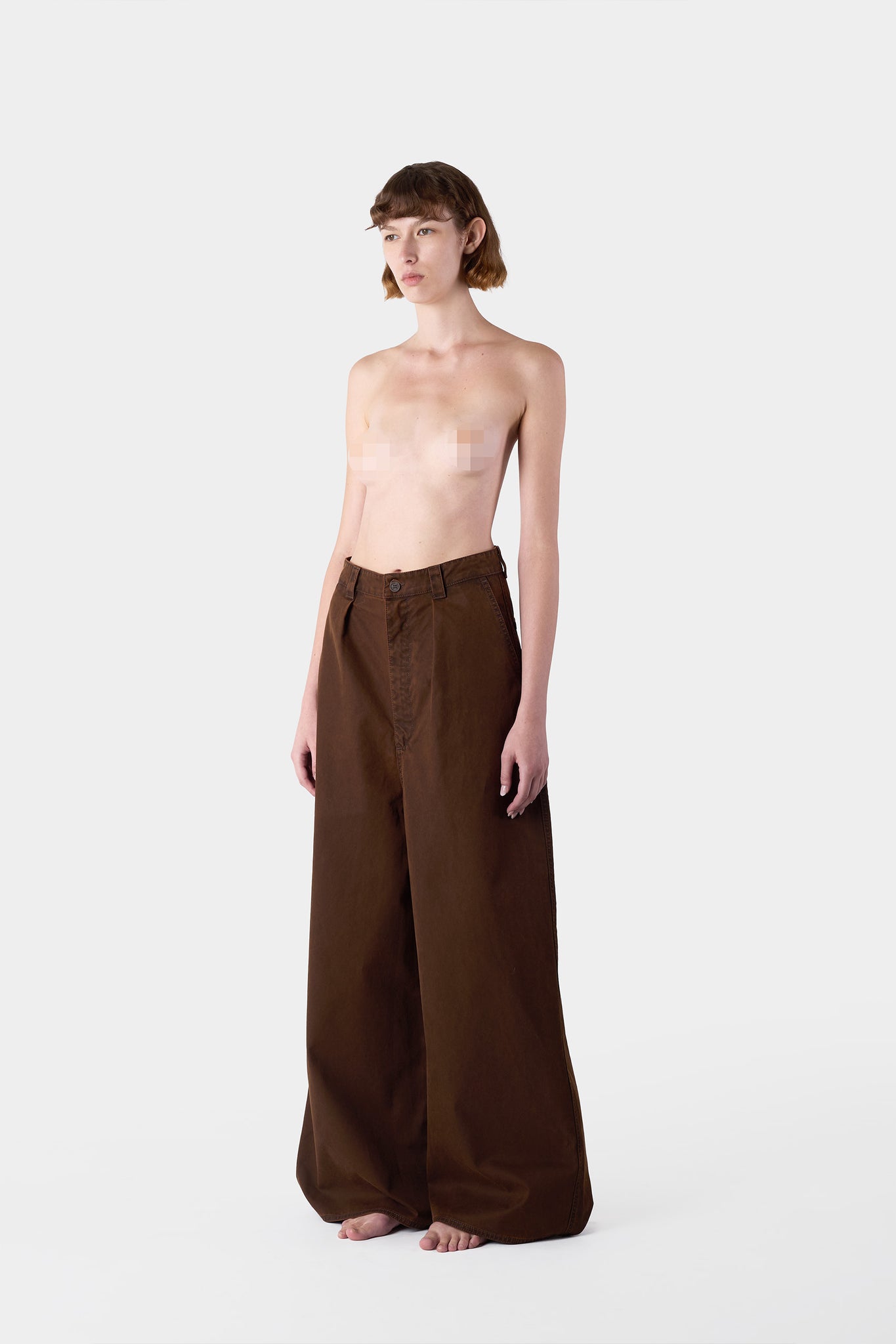 EXTRA OVER PANTS / brown