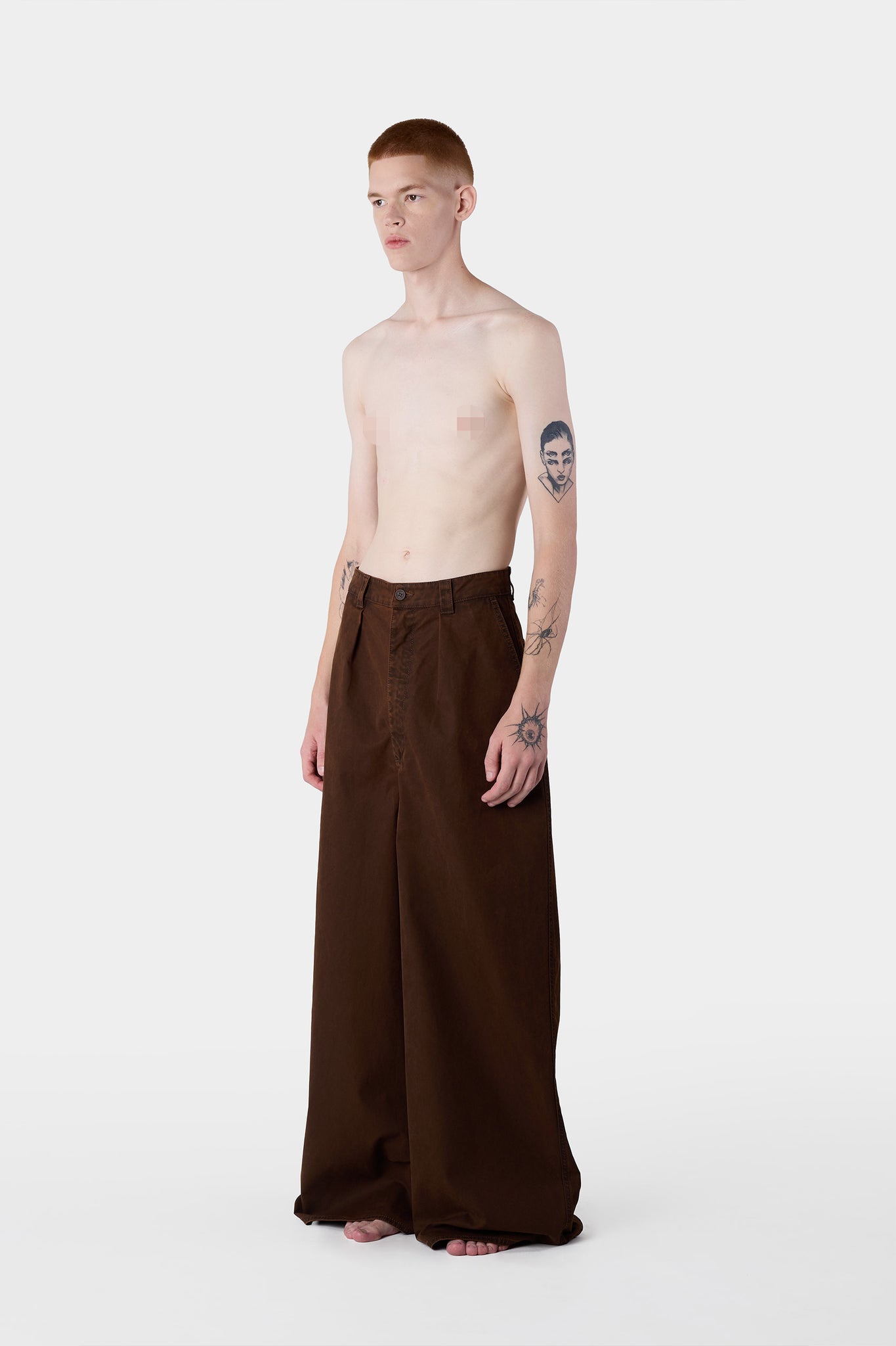 EXTRA OVER PANTS / brown