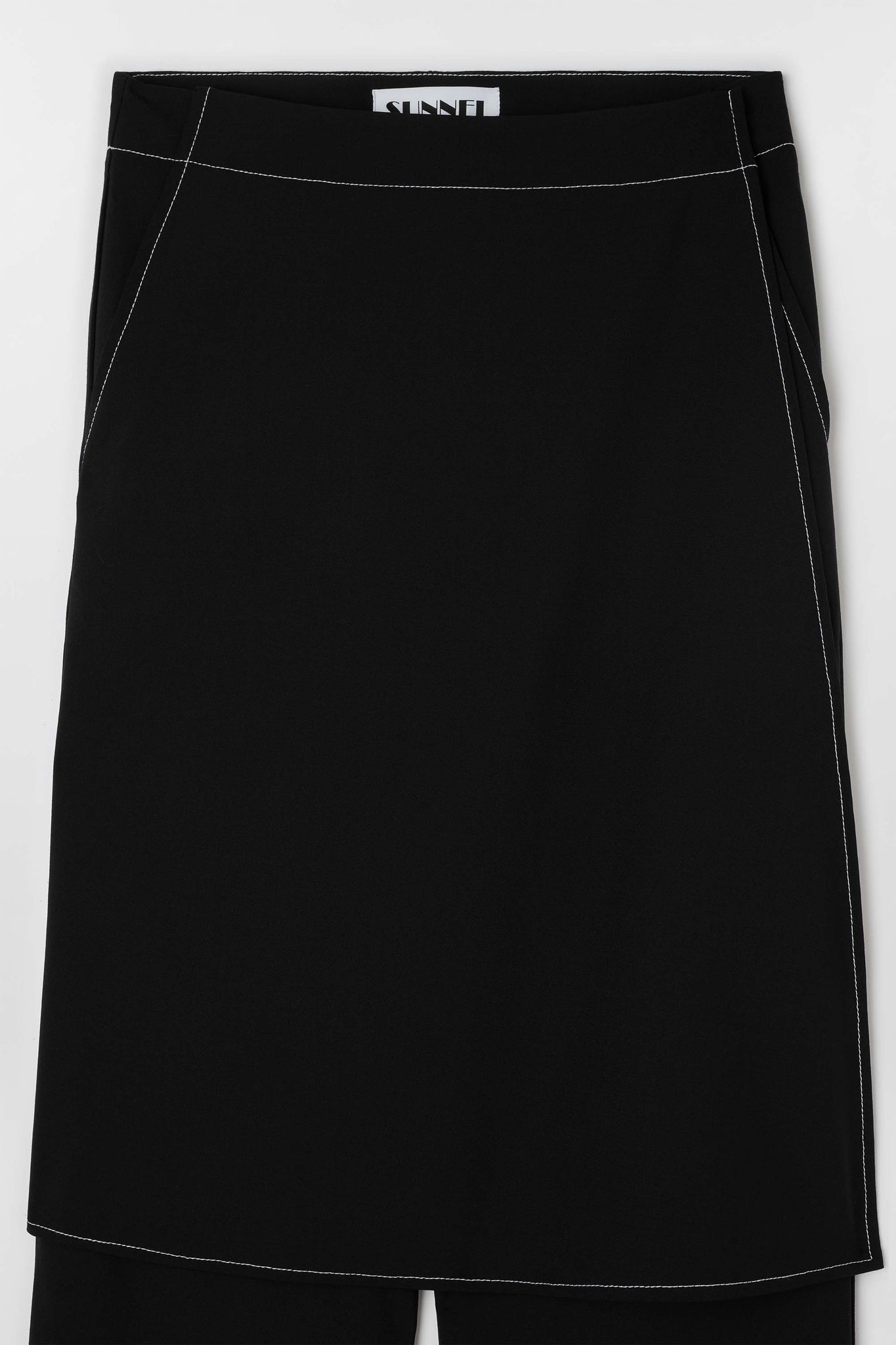 LONG PANTA SKIRT / black