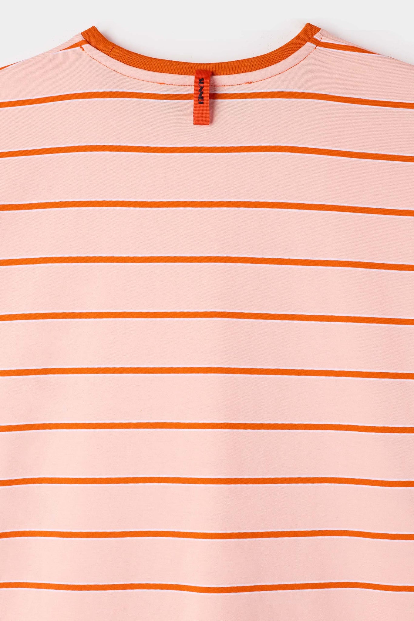 STRIPED OVER T-SHIRT / pink