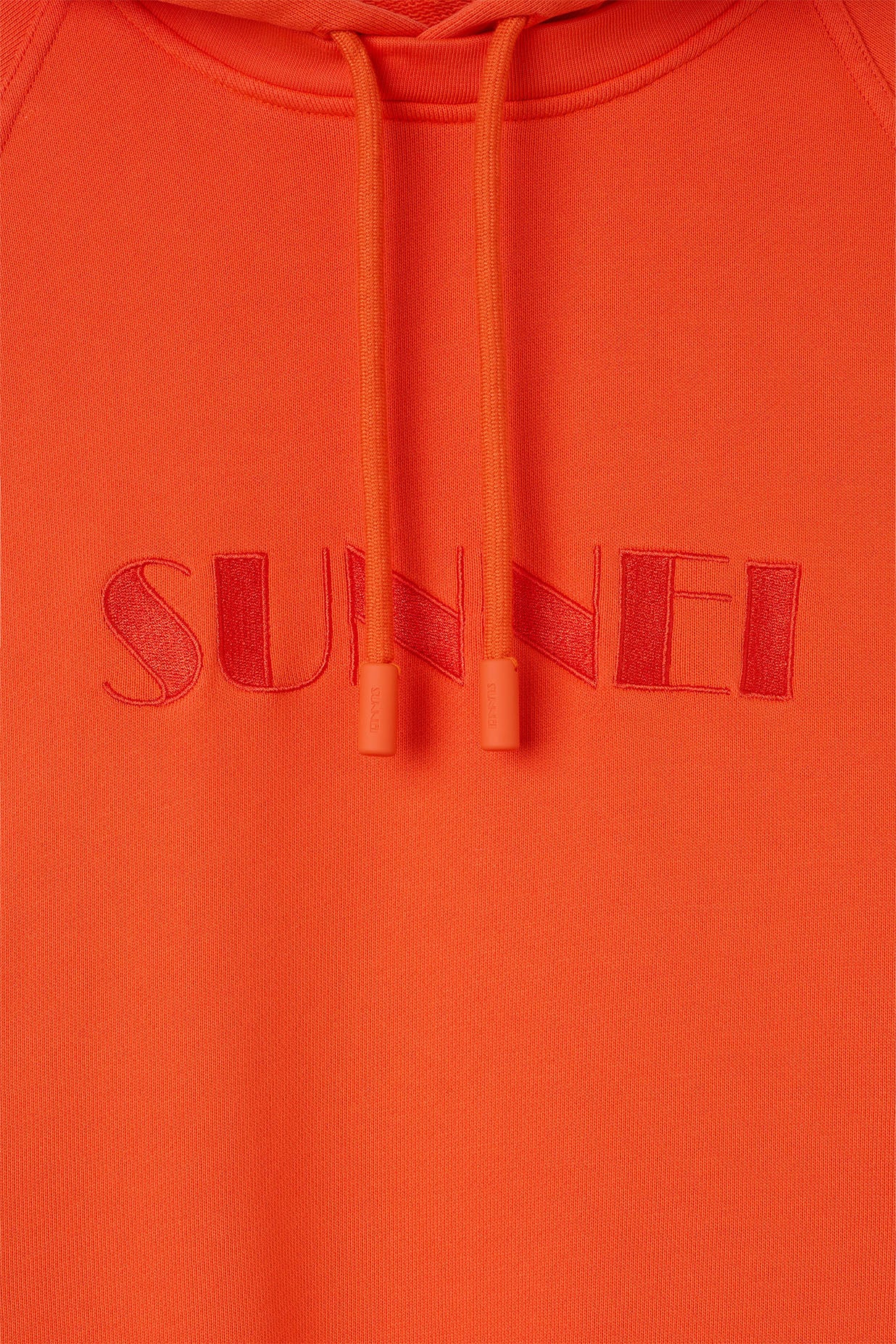 DOUBLE HOODIE / bright orange