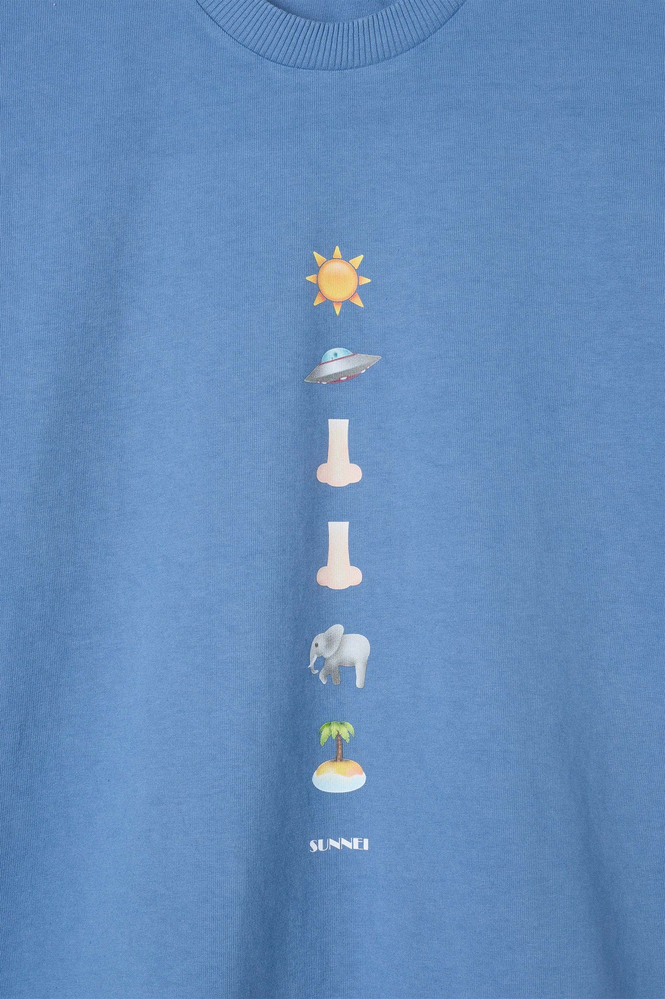 CLASSIC EMOJI T-SHIRT / blue horizon
