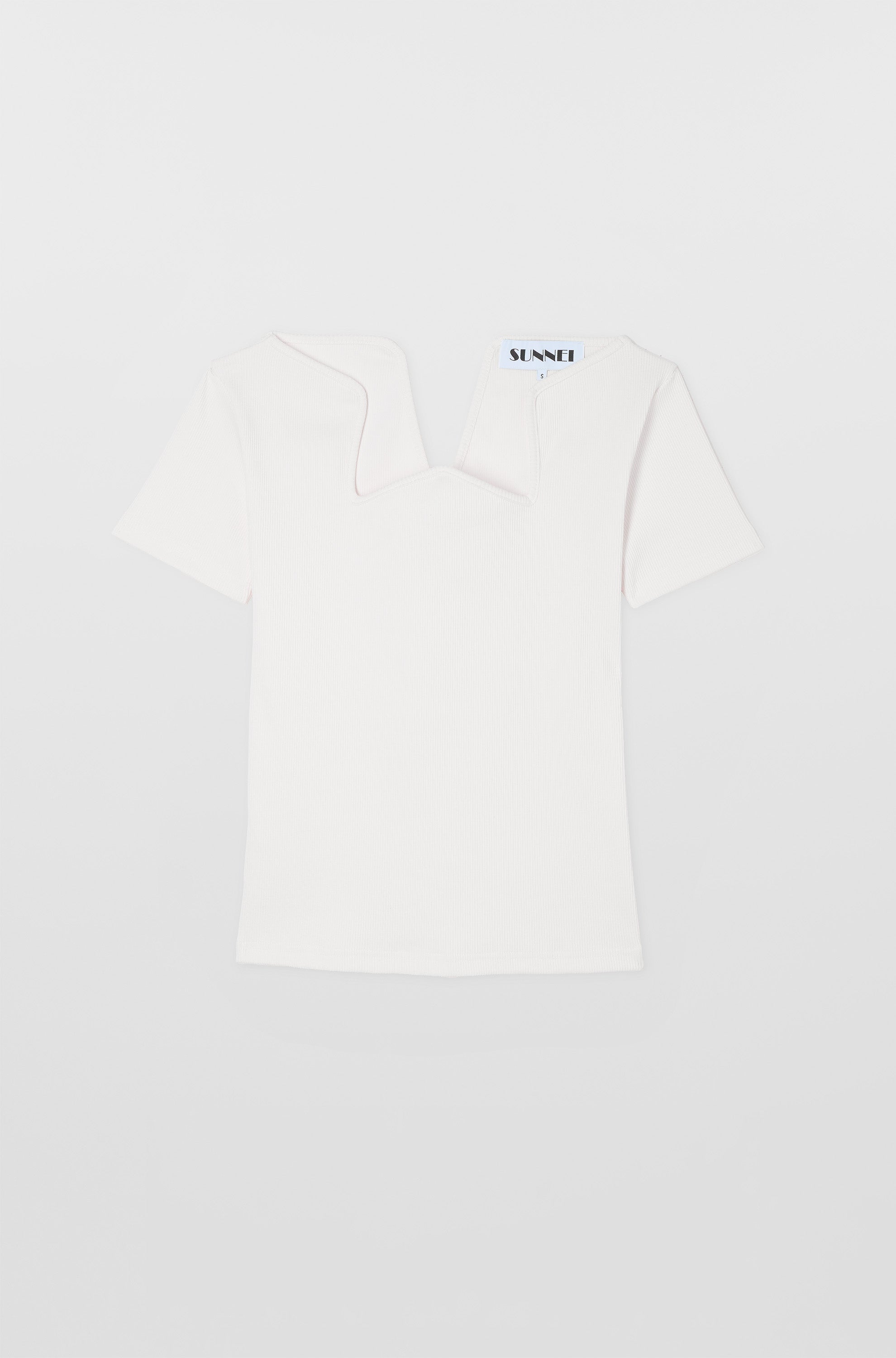 【25AW☆国内正規品】SRYM_SS TEE LADIES / WHITE FW25 TSHIRTS & TOPS WOMAN – SUNNEI