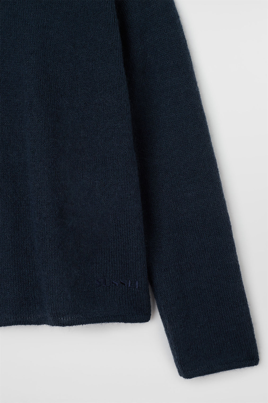 MOHAIR CARDIGAN / deep blue