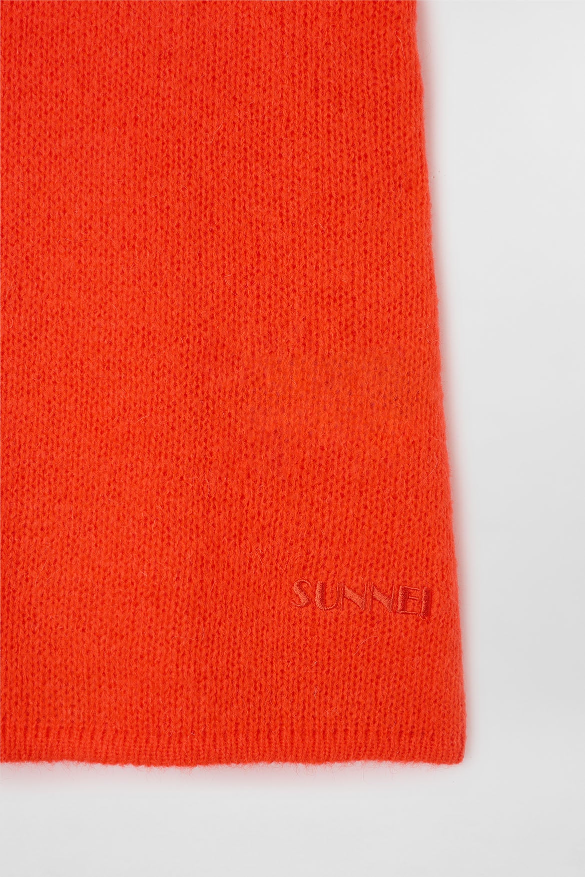 MOHAIR VEST / bright orange