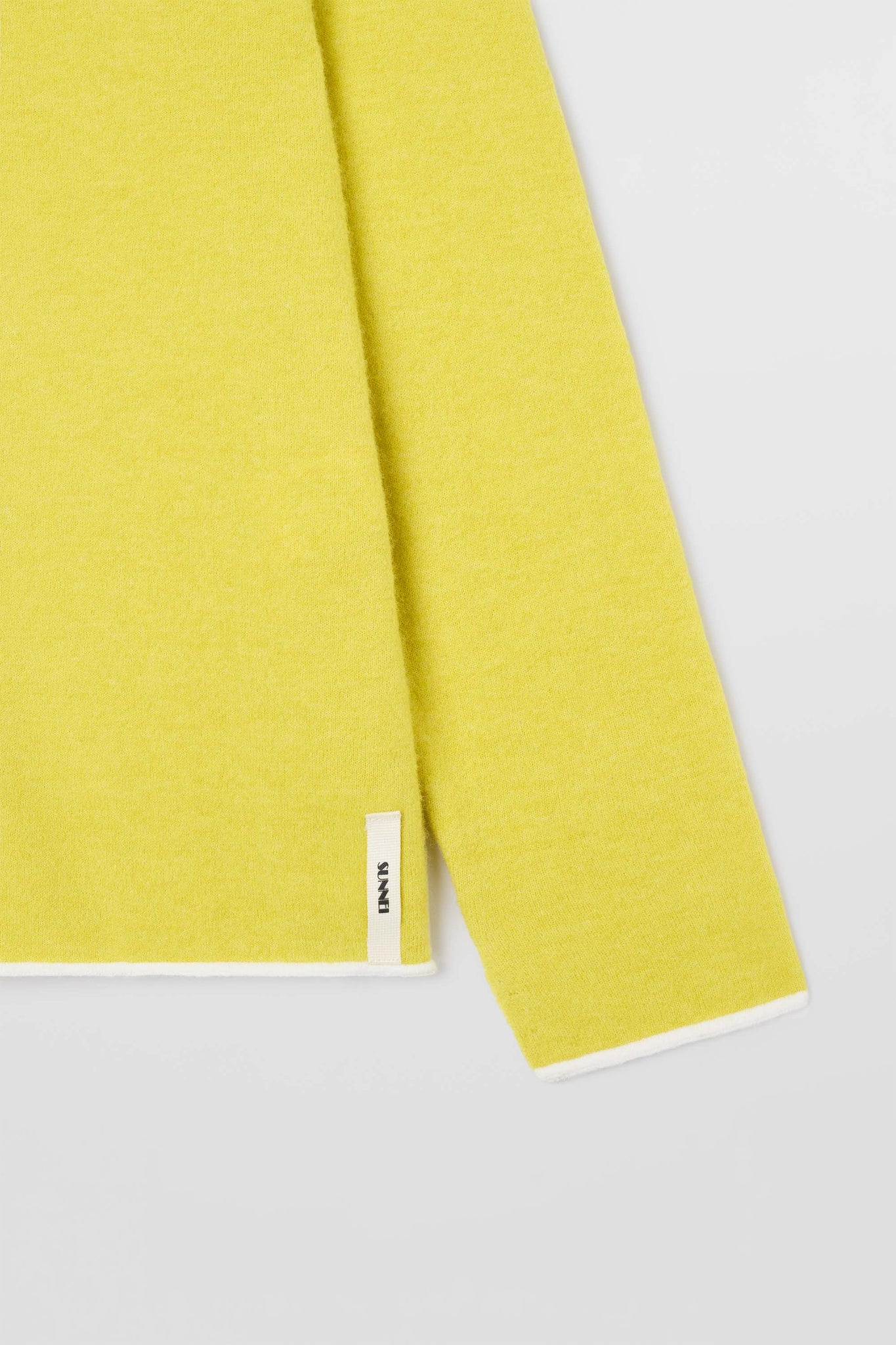 LONGSLEEVE ROUNDNECK / chartreuse