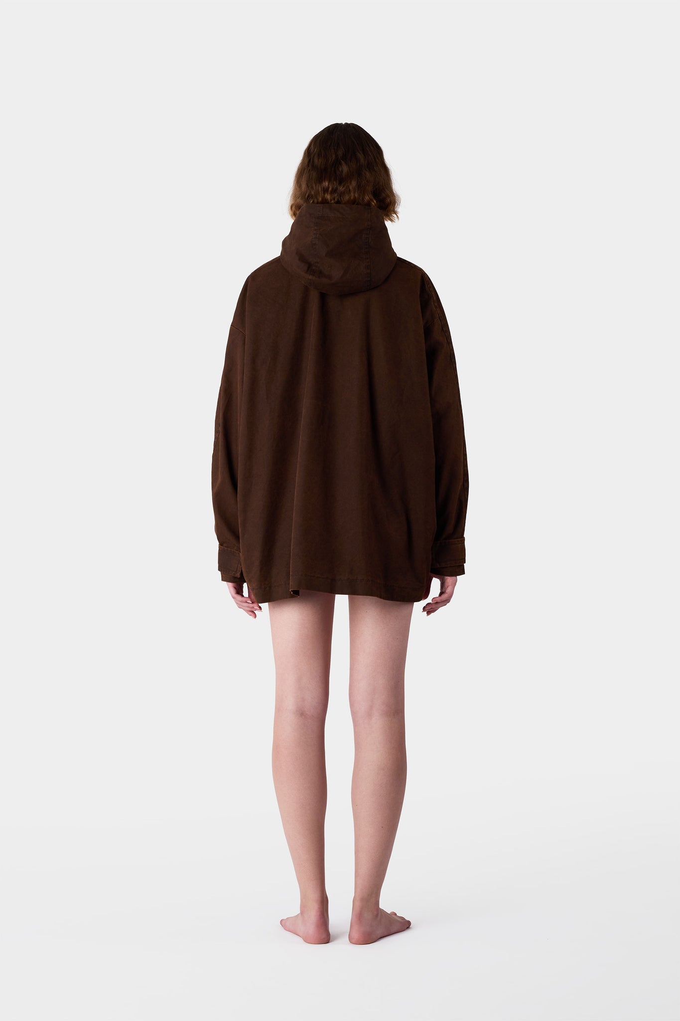 CAR COAT / brown