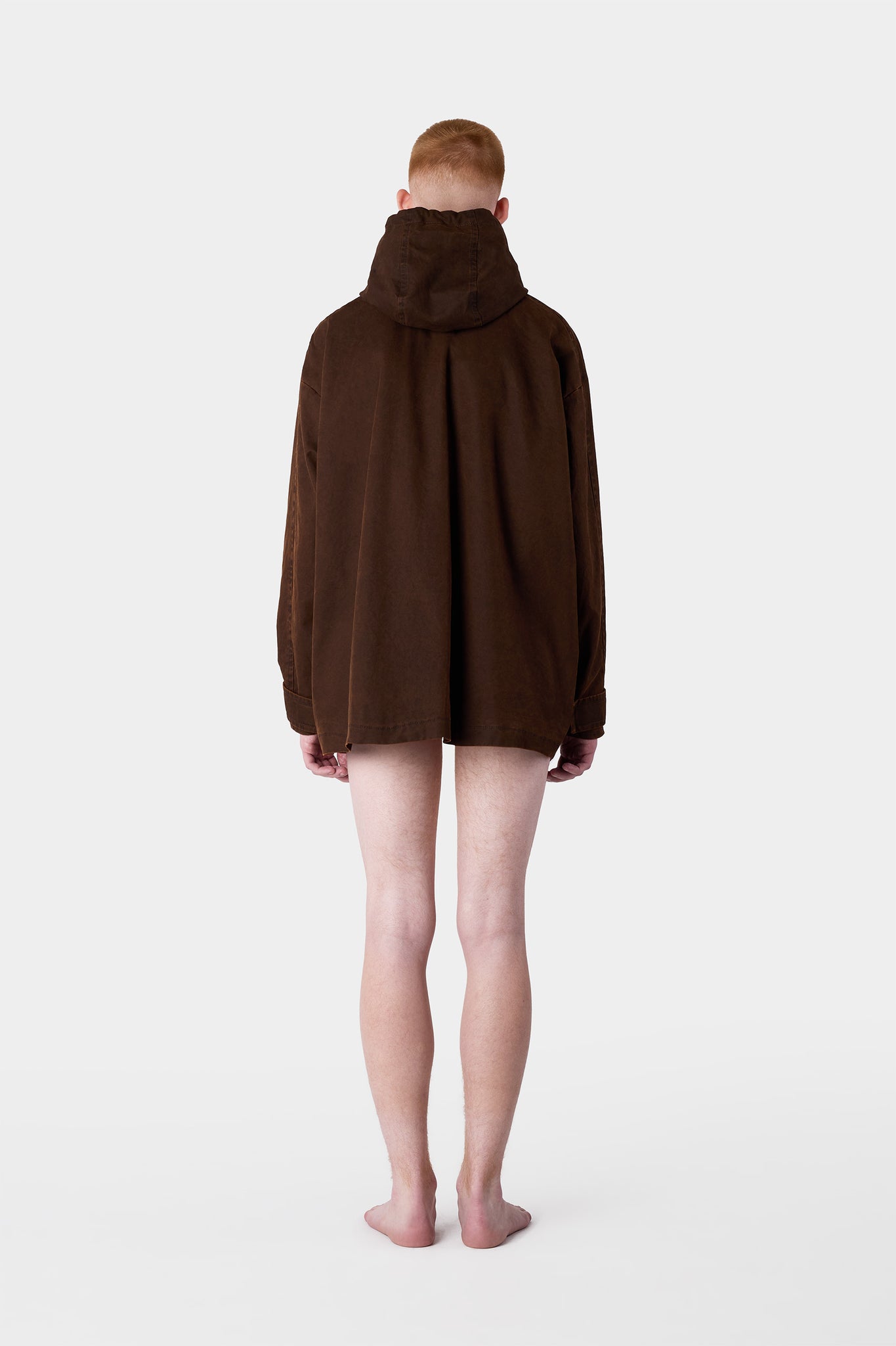 CAR COAT / brown