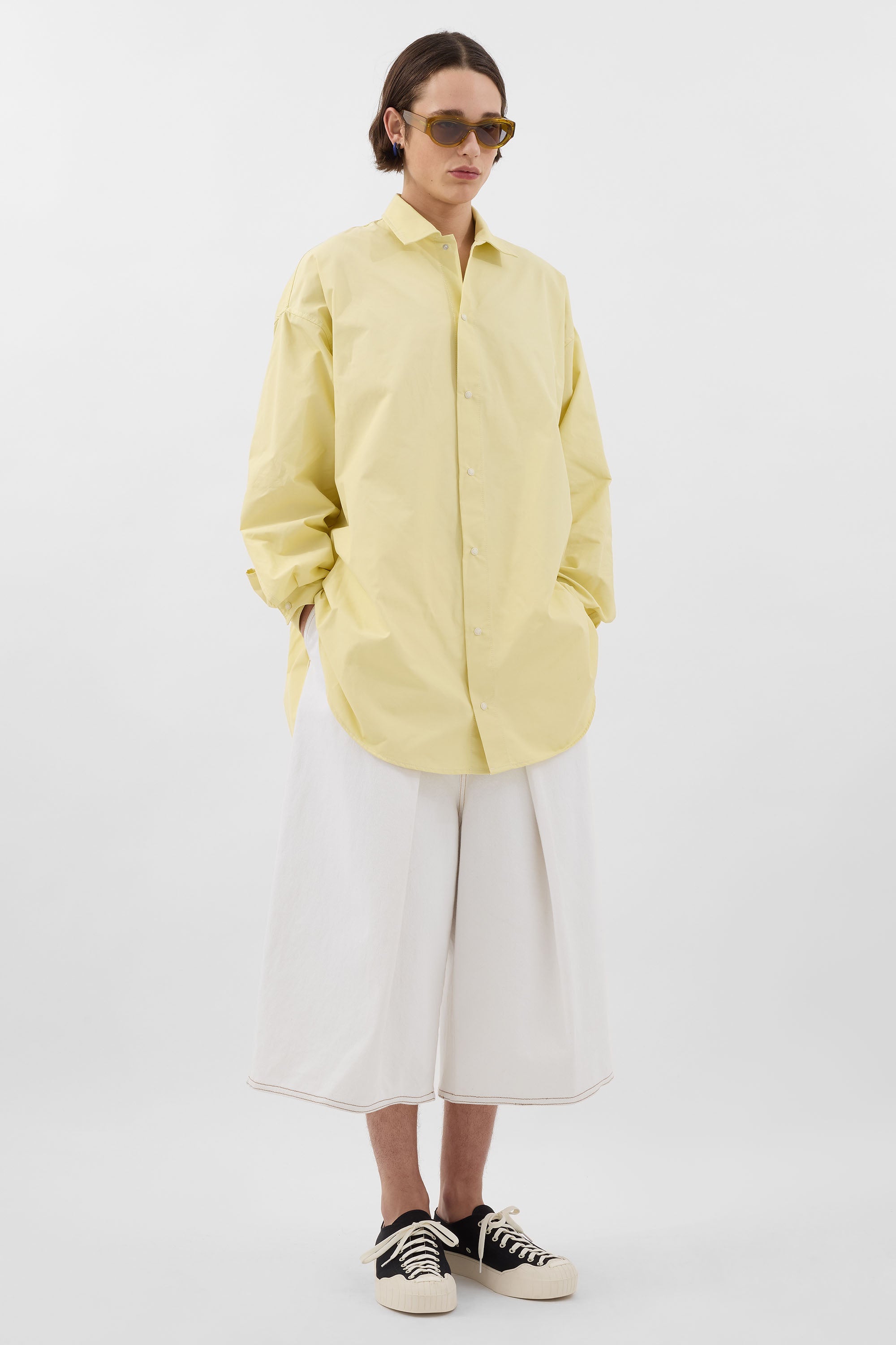 Gajess Sleepy Over Shirt シャツ レモンイエロー Sleepy Over Shirt