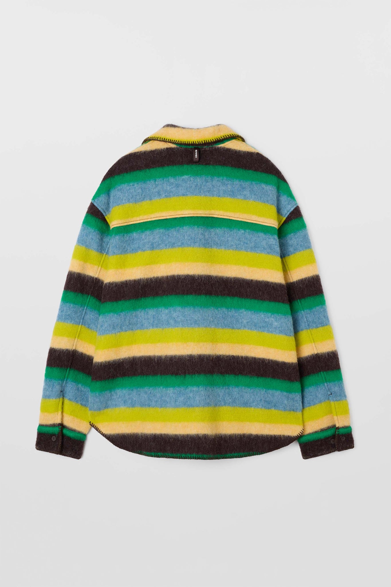 OVER SHIRT / multicolor stripes