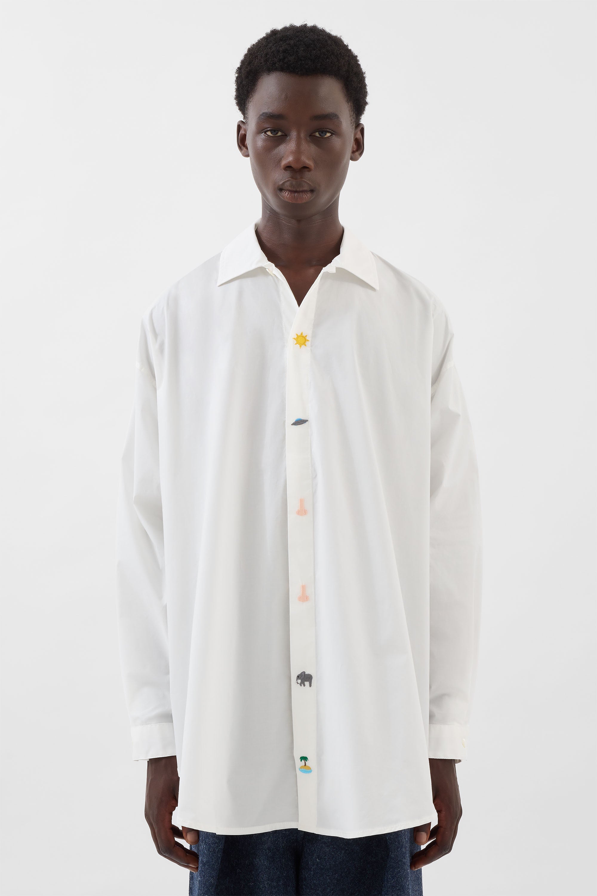 VETEMENTS GARDEROBE HIVER 2021 ホワイトシャツ Confidential T-shirt VETEMENTS | Blondie Shop
