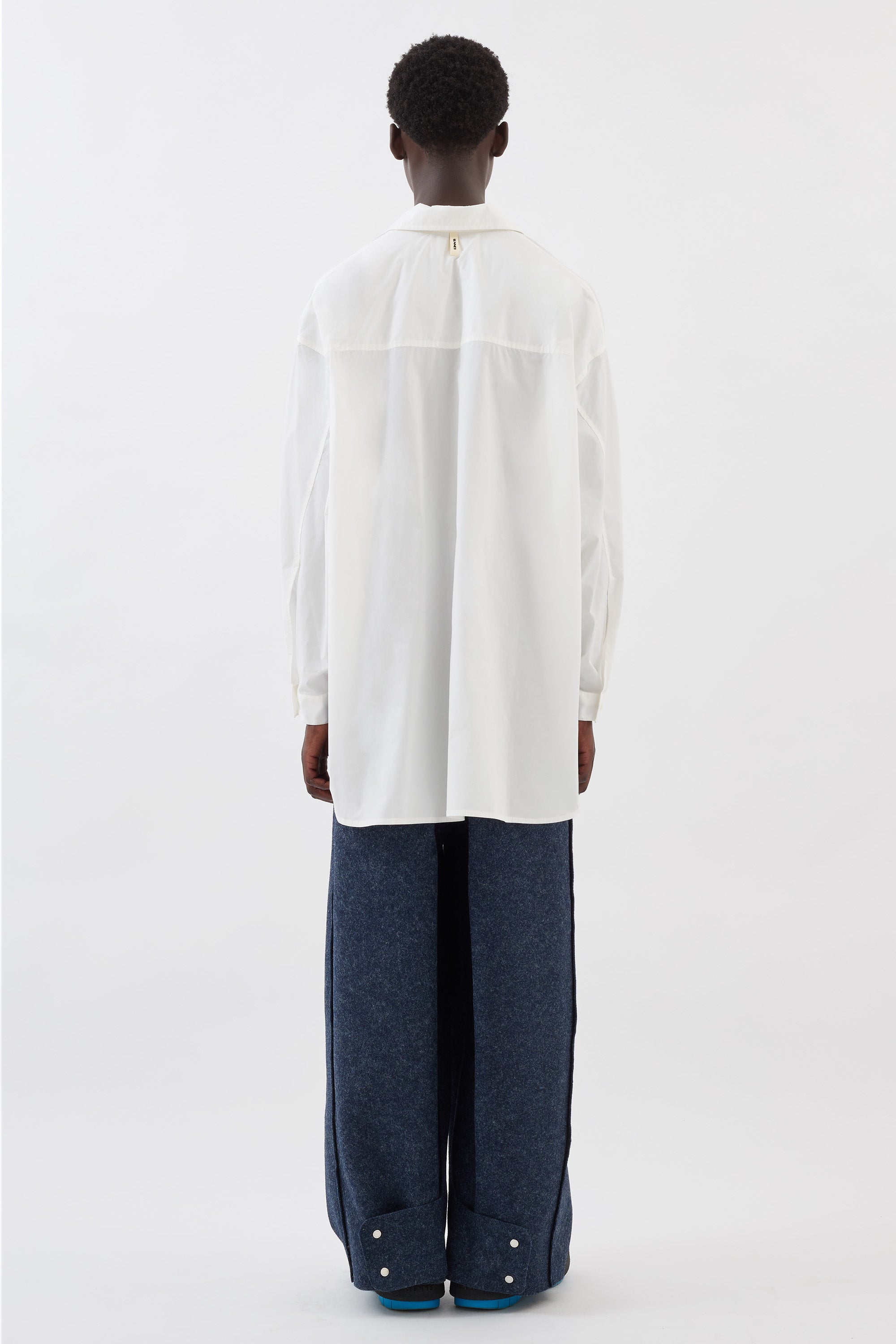 MEGA OVER SHIRT EMBROIDERY / off white – SUNNEI