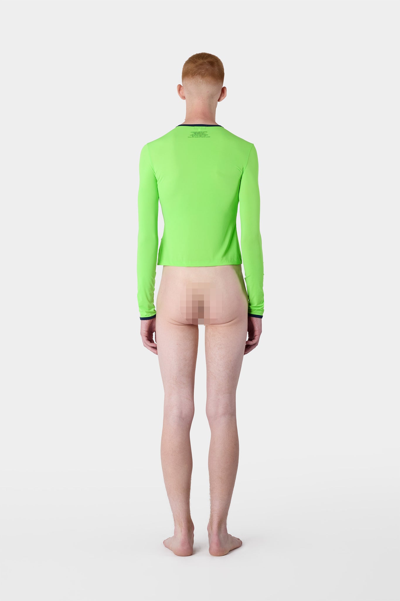 SUPER STRETCH LONGSLEEVE TOP / fluo green