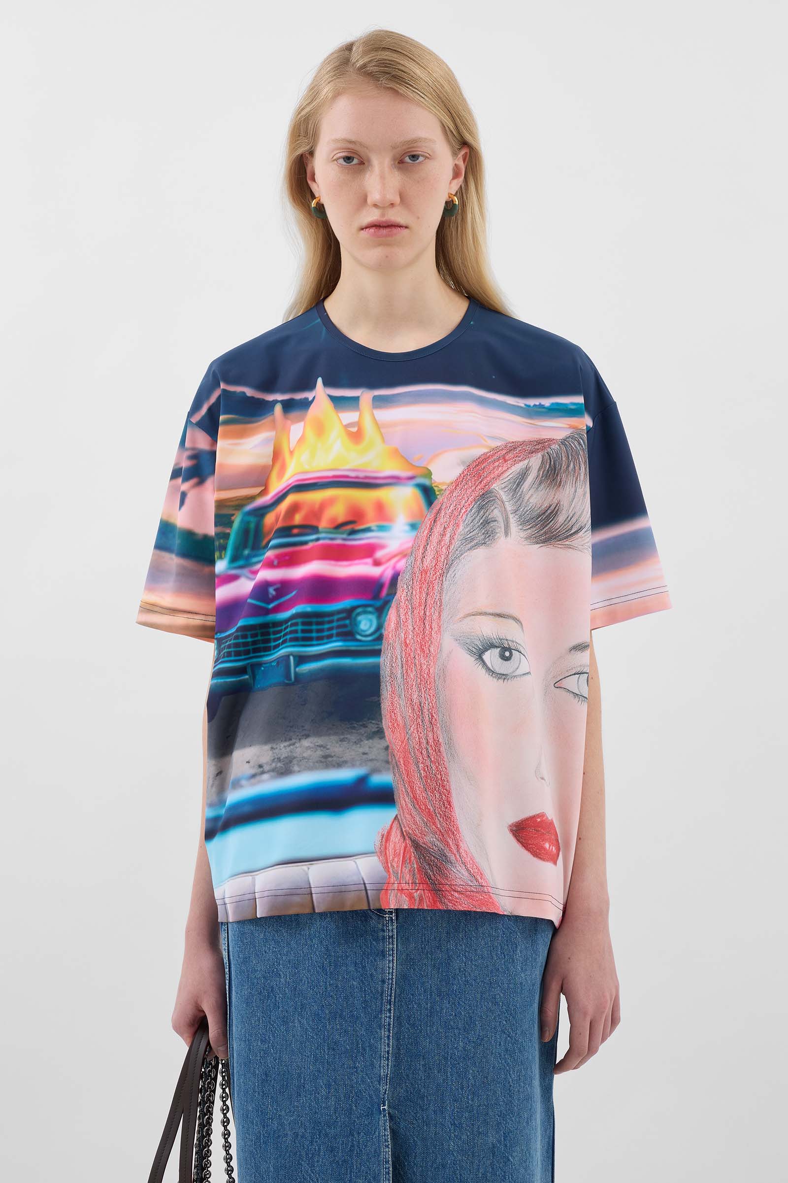 Tシャツ・カットソー SUNNEI Woman T-Shirt Multicolor RTWWTOP016 0023 SUNNEI：Tシャツ レディース - マルチカラー | GIGLIO.COM