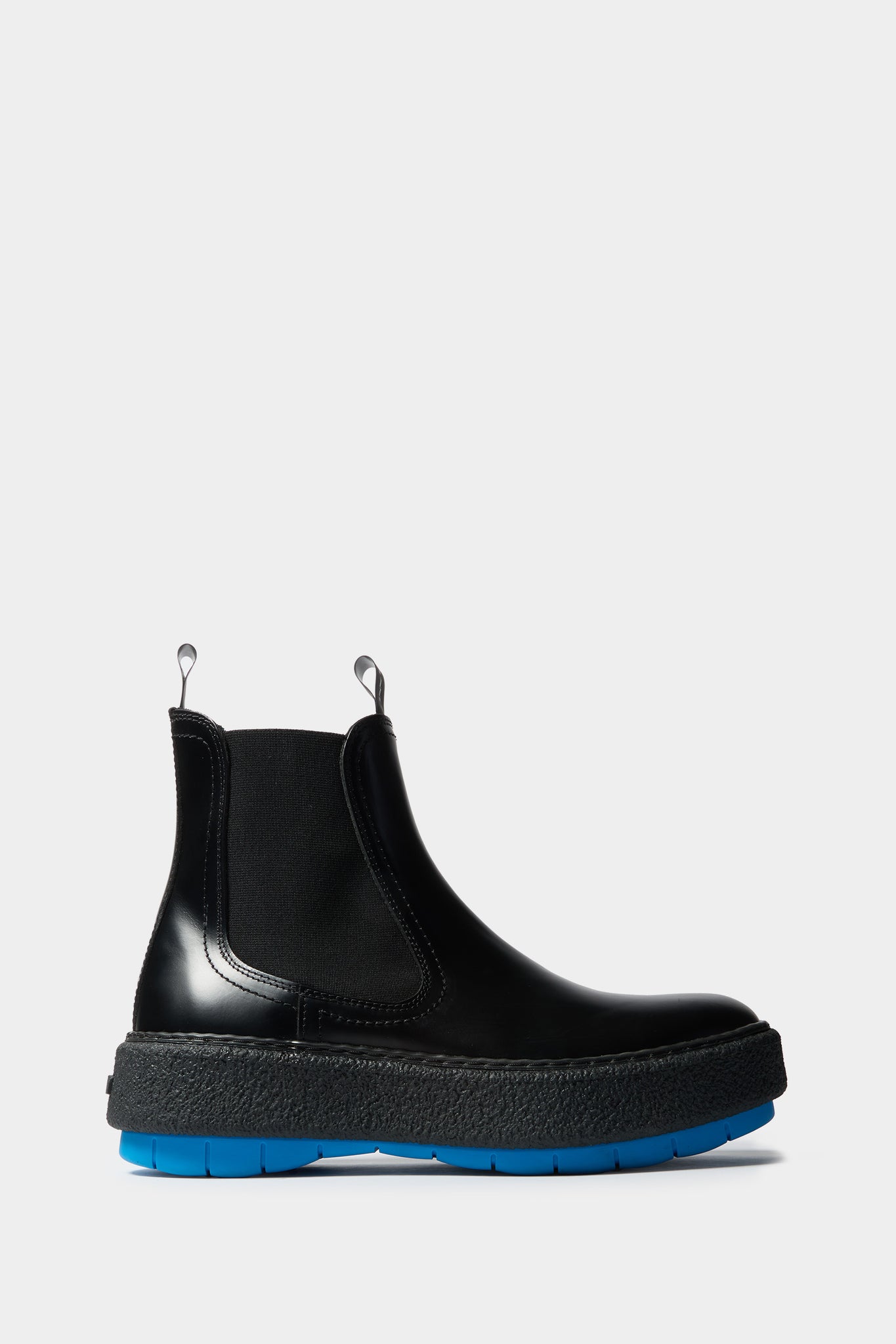 CEMENTO CHELSEA BOOTS / black & blue