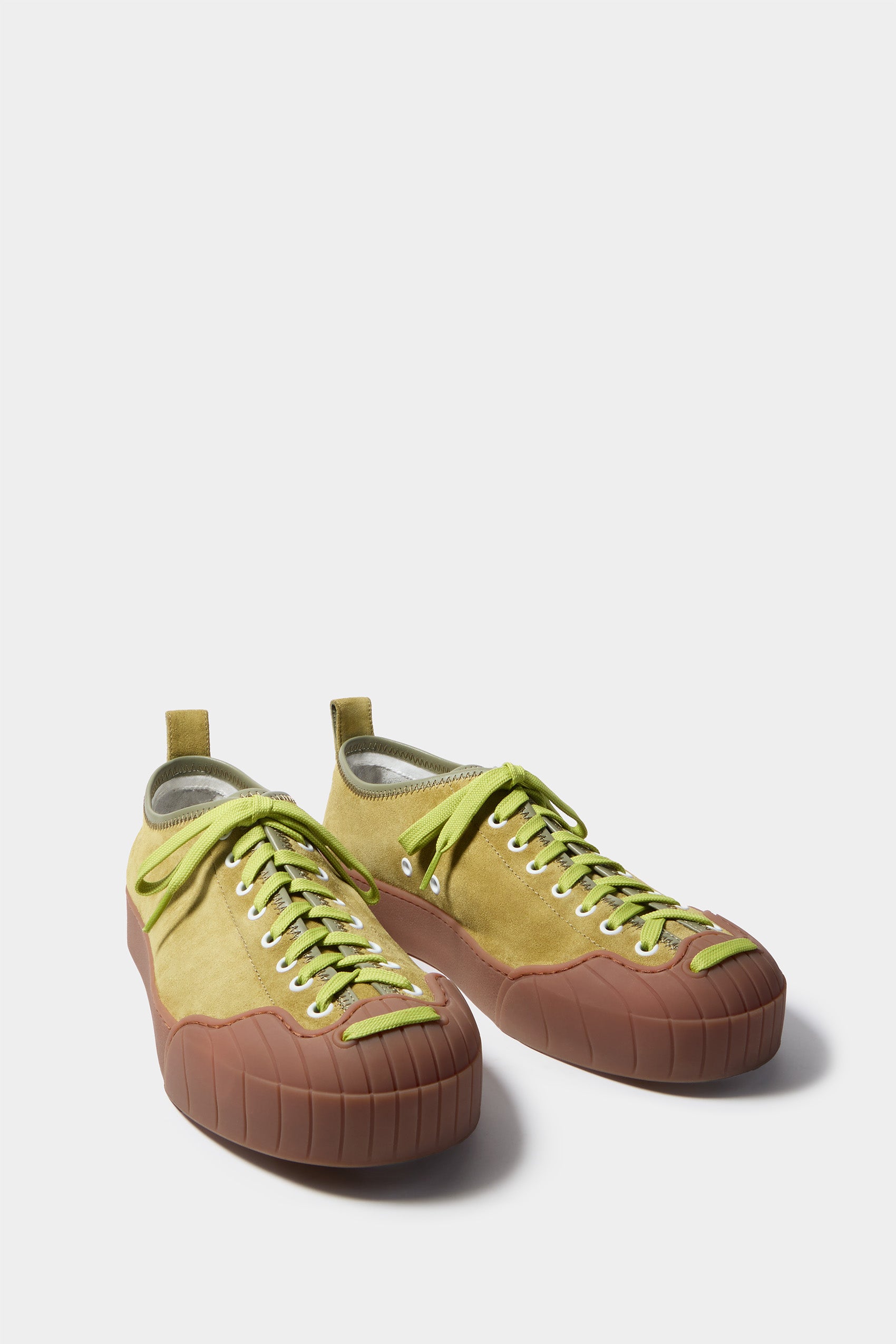 SUNNEI|SNEAKERS (ISI LOW (SHOXSNK003 LTH049 7246)) ISI LOW SHOES / cedar – SUNNEI