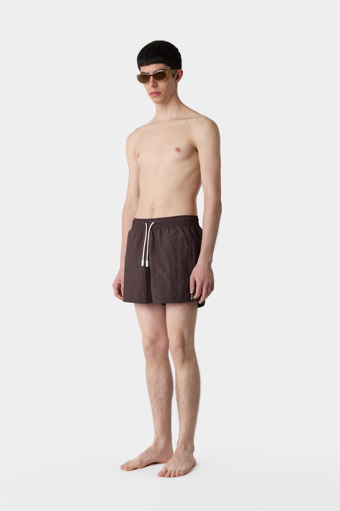 SWIM SHORTS / moka brown