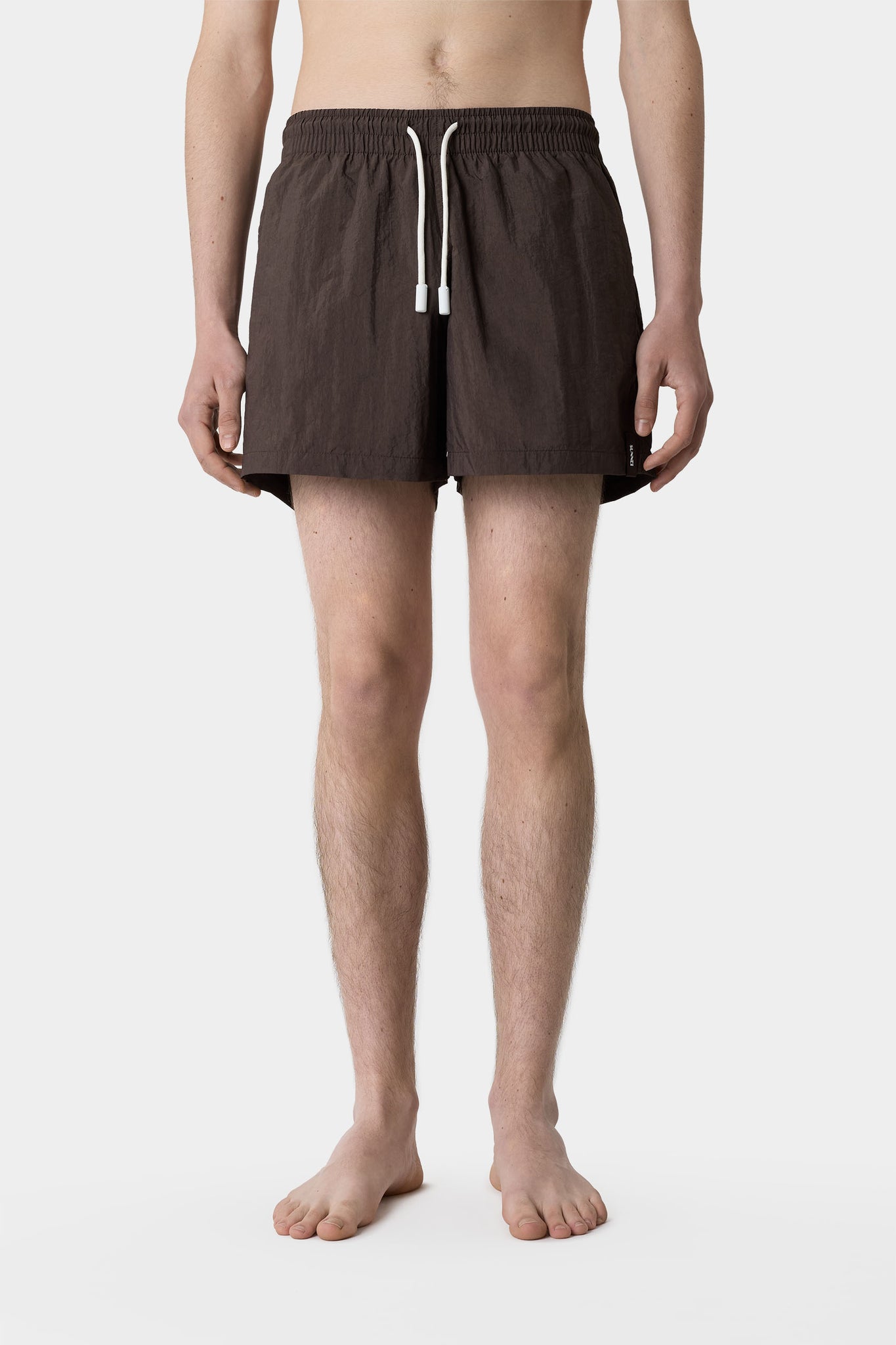 SWIM SHORTS / moka brown