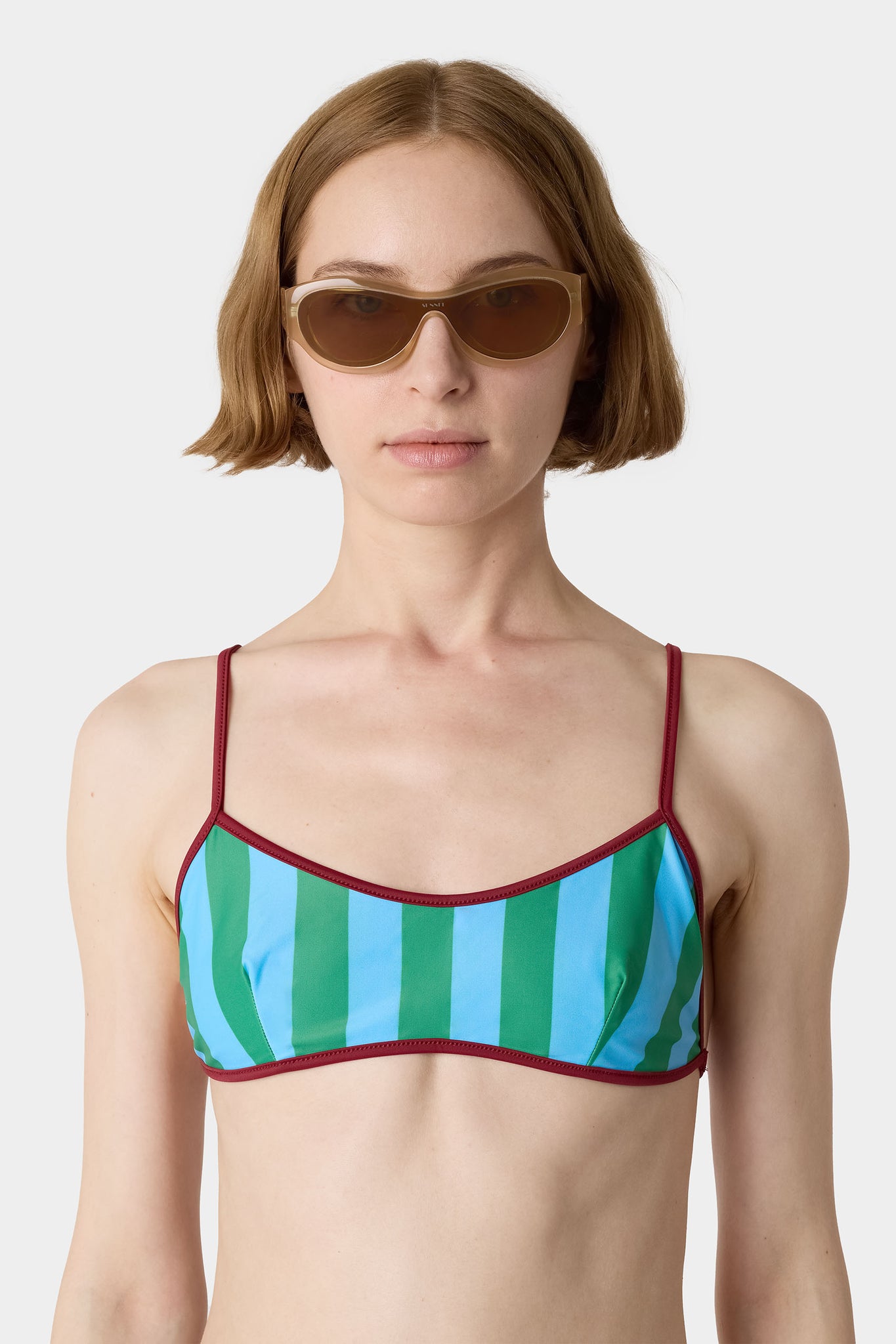REVERSIBLE BIKINI / brick red