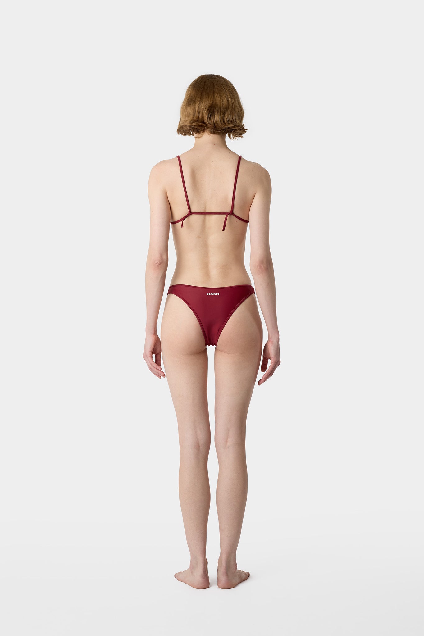 REVERSIBLE BIKINI / brick red