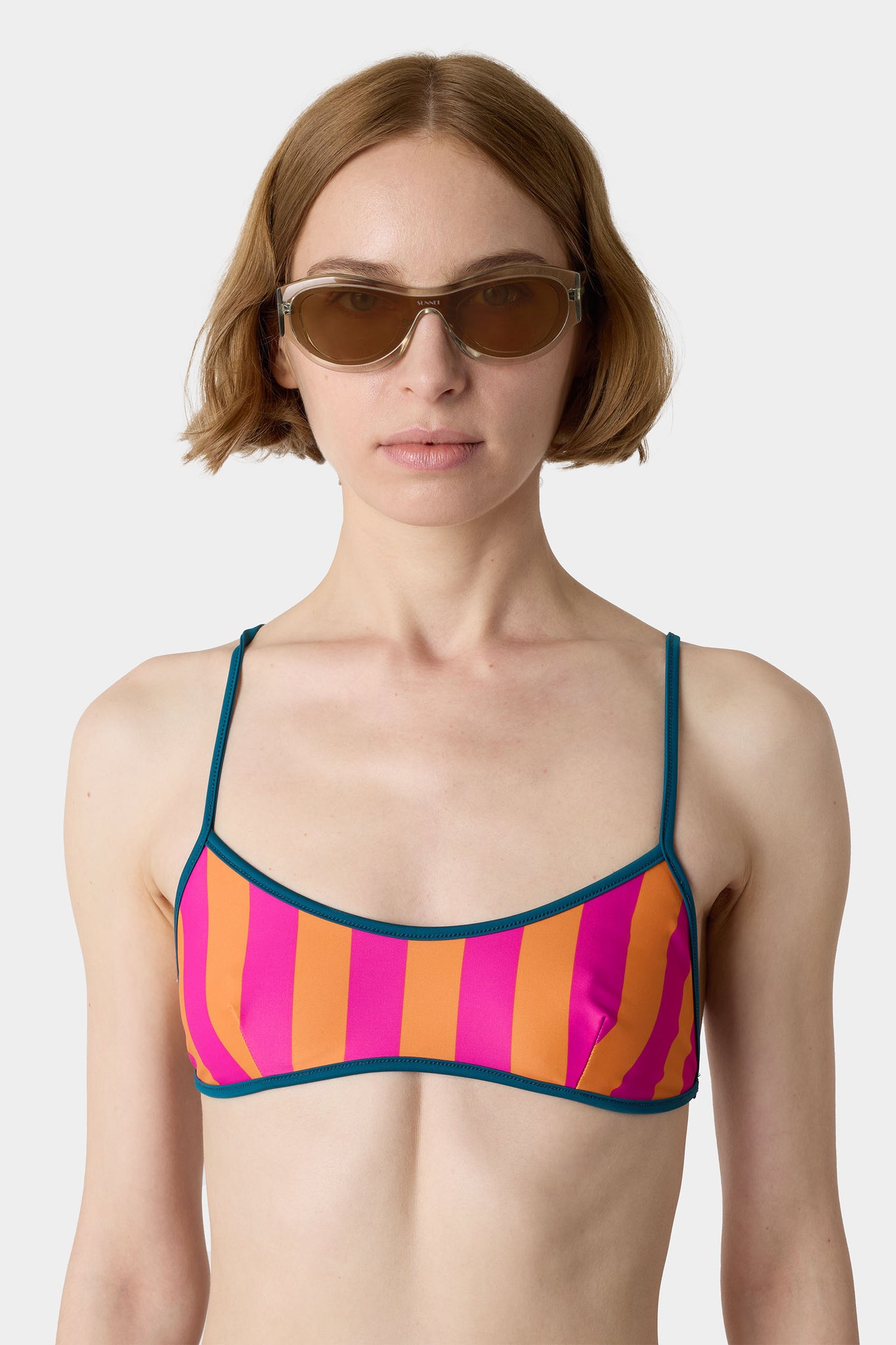 REVERSIBLE BIKINI / petrol green