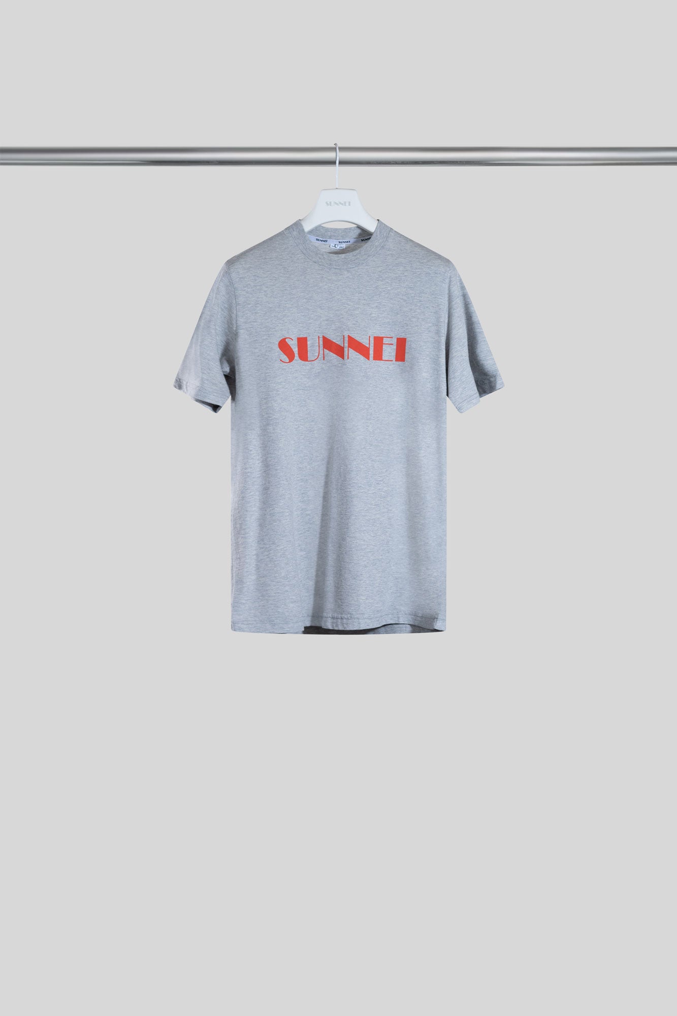 GREY T-SHIRT WITH LOGO