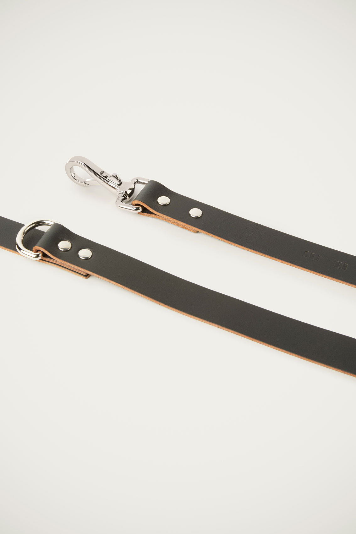 NAVY LEATHER LEASH